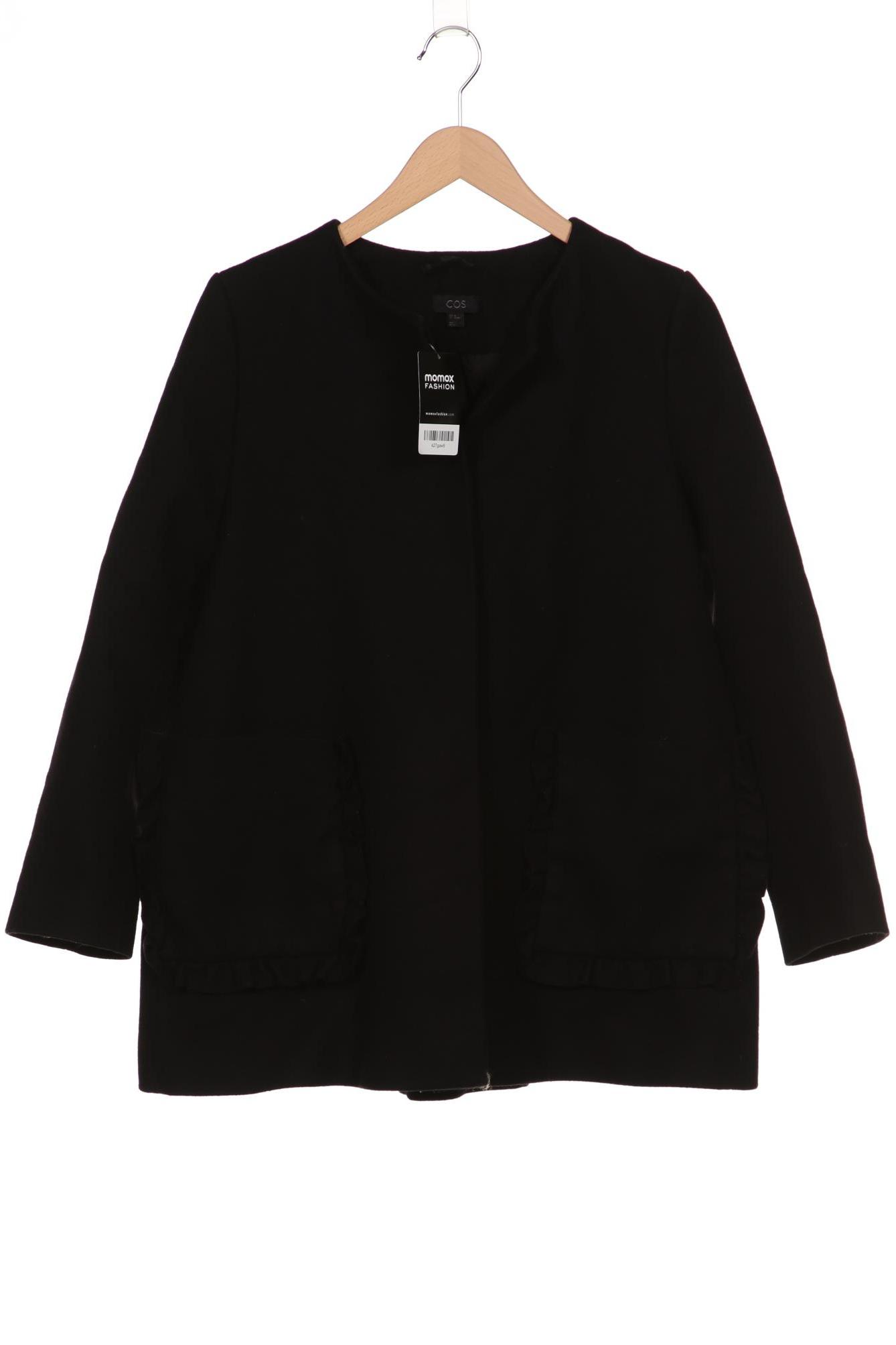 

COS Damen Mantel, schwarz, Gr. 36