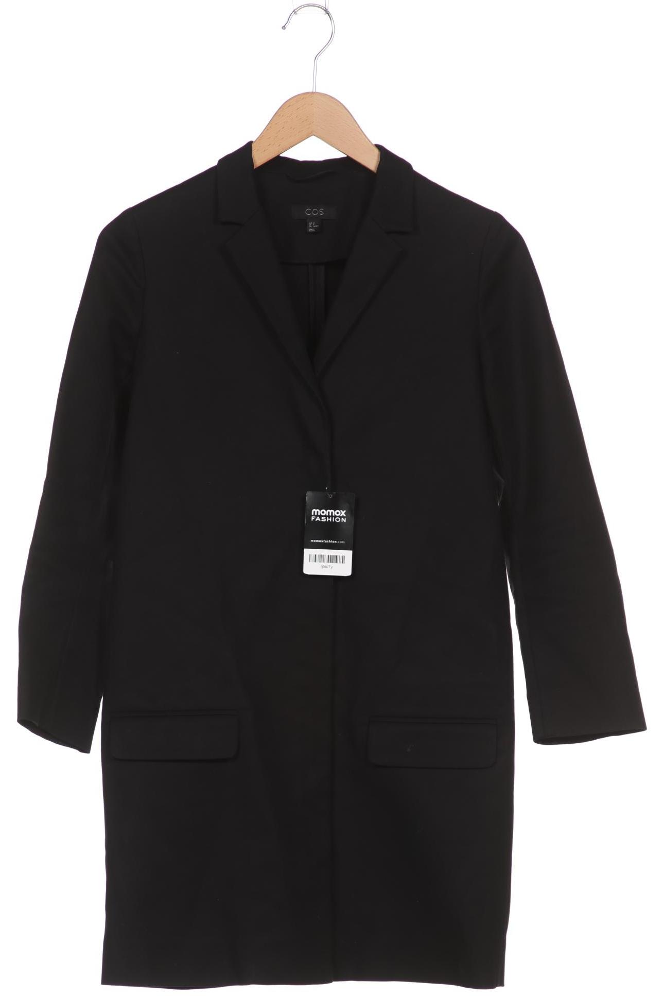 

COS Damen Mantel, schwarz, Gr. 34