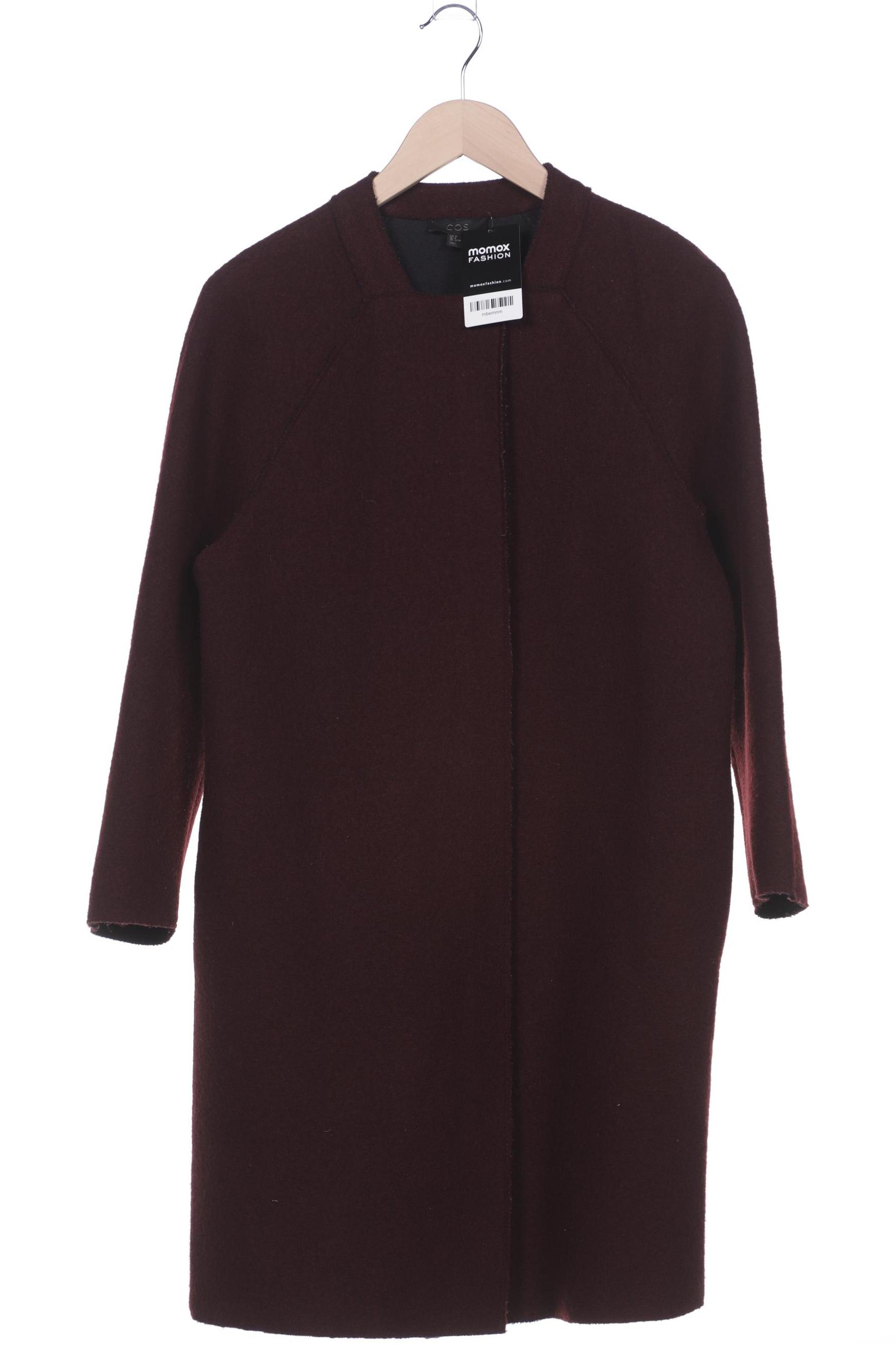 

COS Damen Mantel, bordeaux, Gr. 38