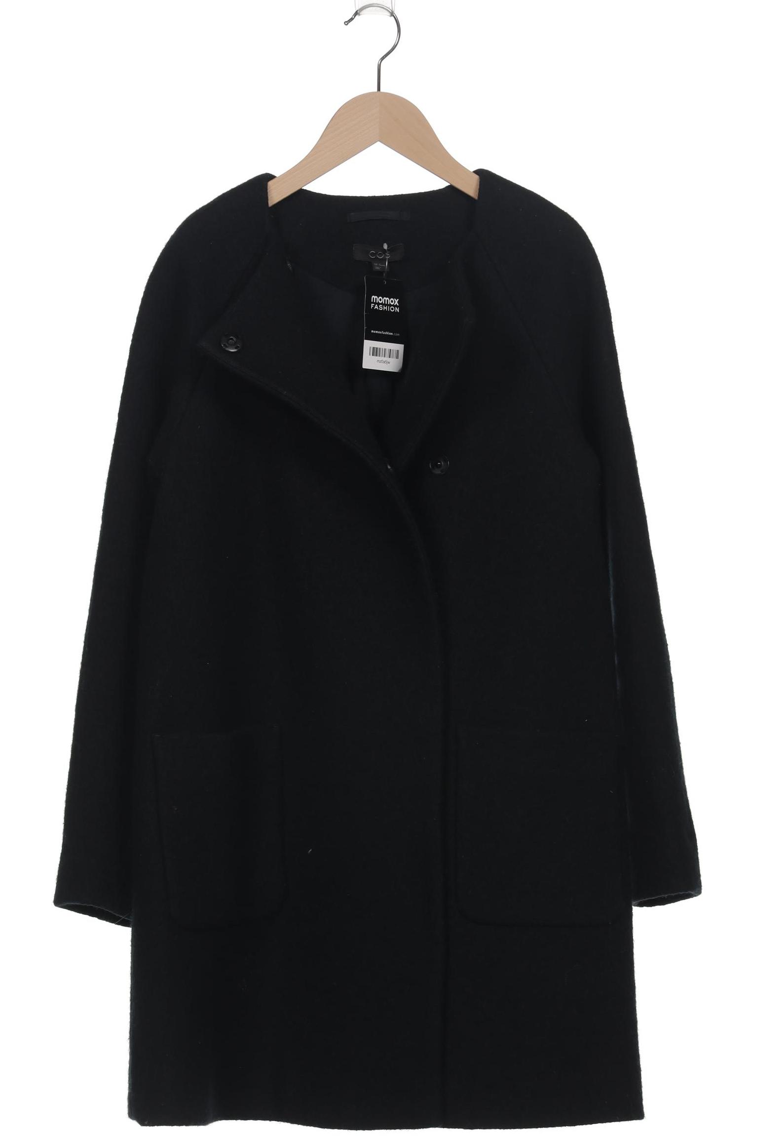 

COS Damen Mantel, schwarz, Gr. 34