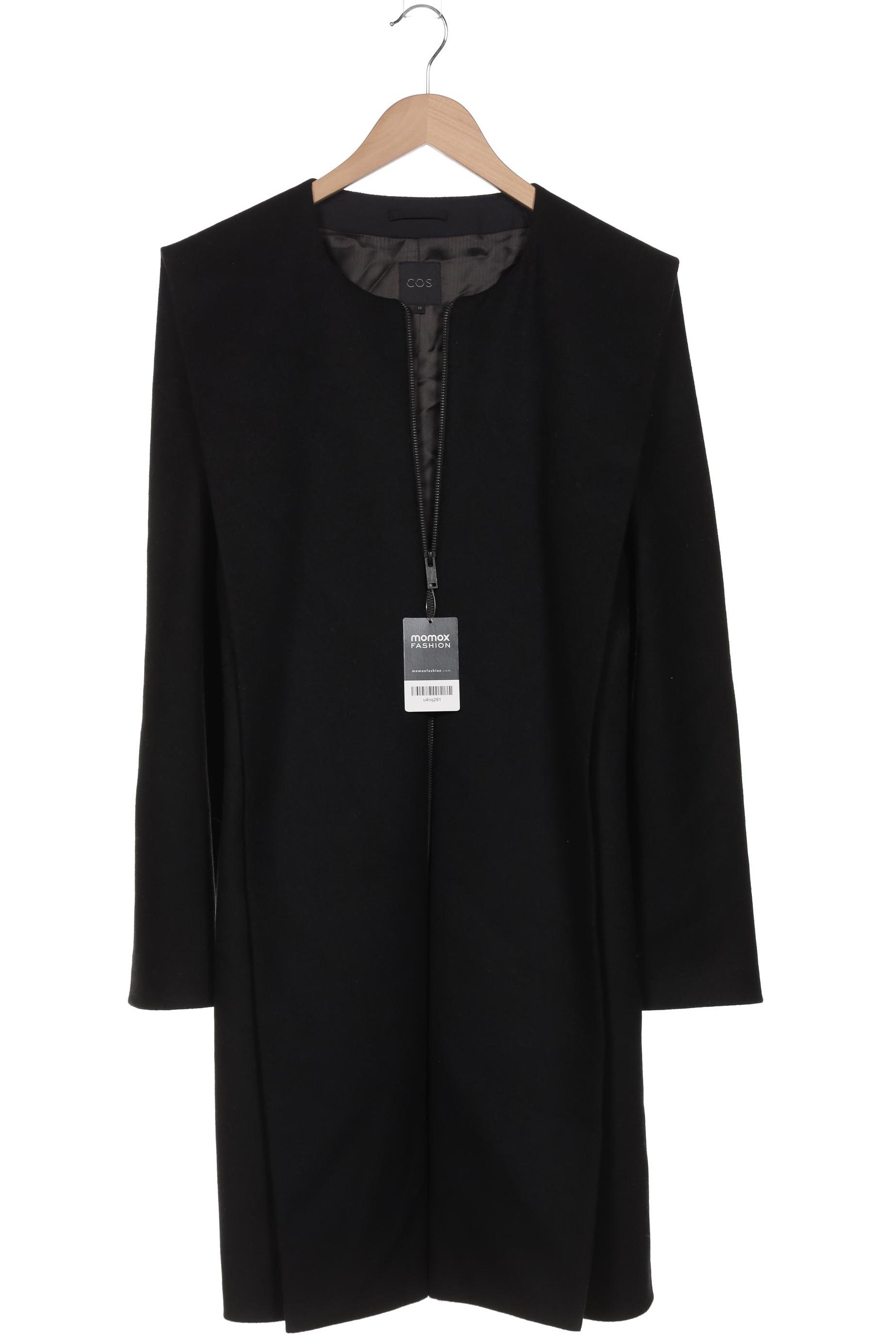 

COS Damen Mantel, schwarz, Gr. 44