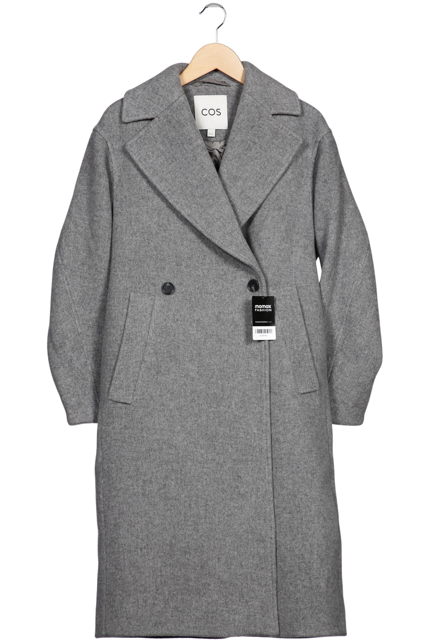 

COS Damen Mantel, grau, Gr. 32