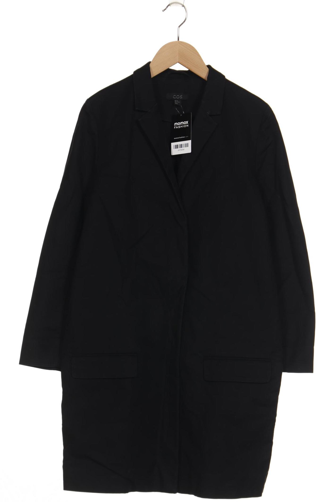 

COS Damen Mantel, schwarz, Gr. 38
