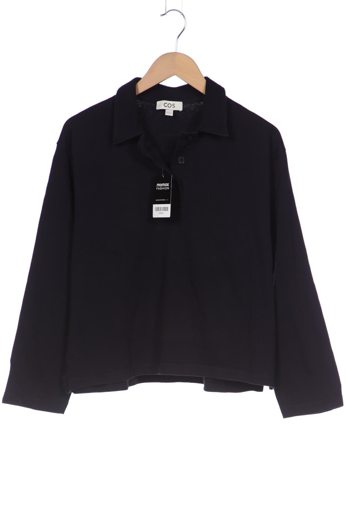 

COS Damen Poloshirt, marineblau, Gr. 38