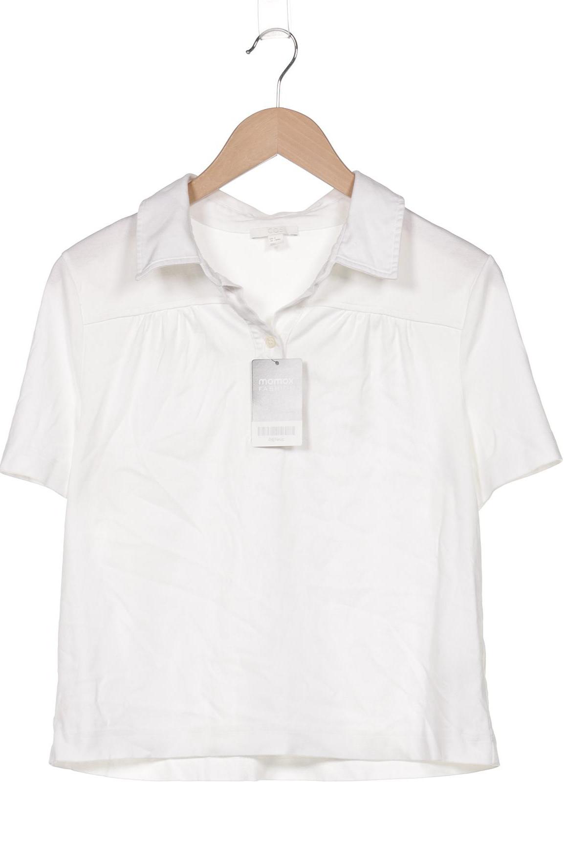 

COS Damen Poloshirt, weiß, Gr. 38