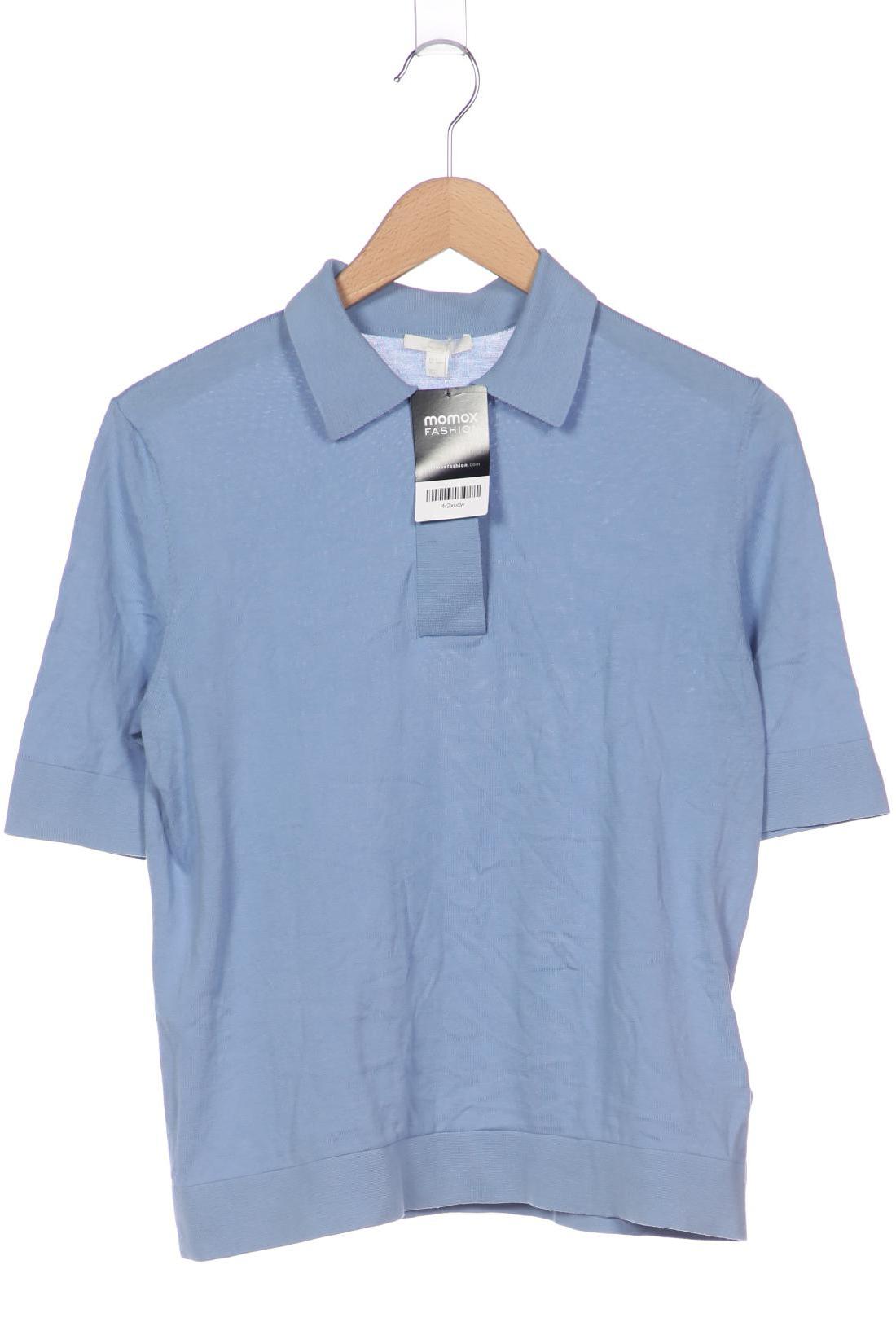 

COS Damen Poloshirt, blau, Gr. 36