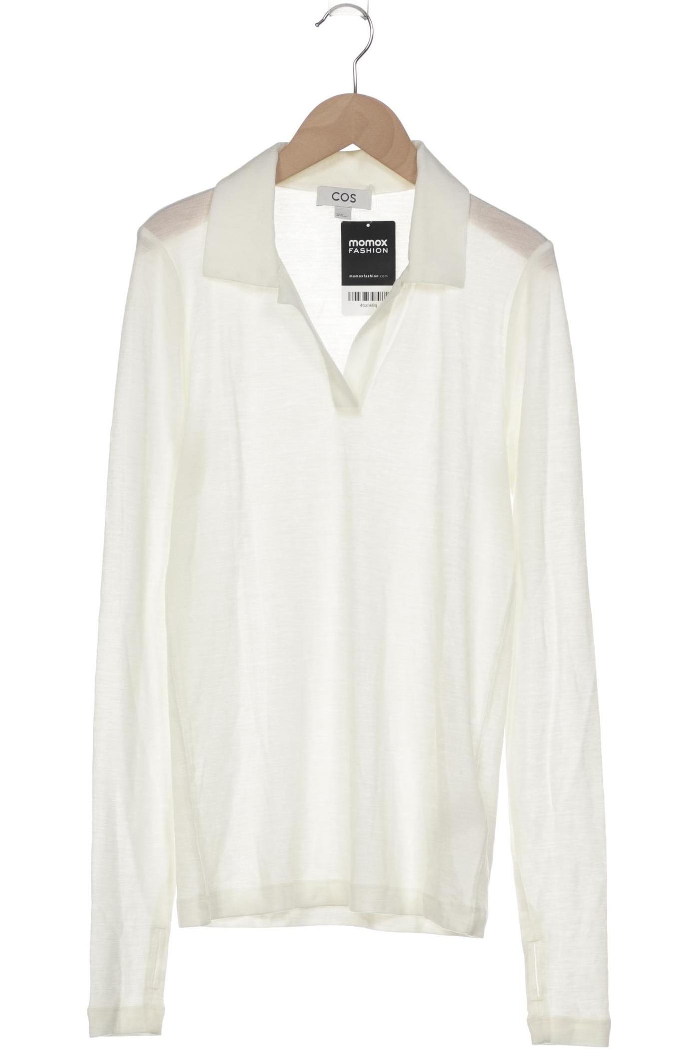 

COS Damen Poloshirt, cremeweiß, Gr. 38