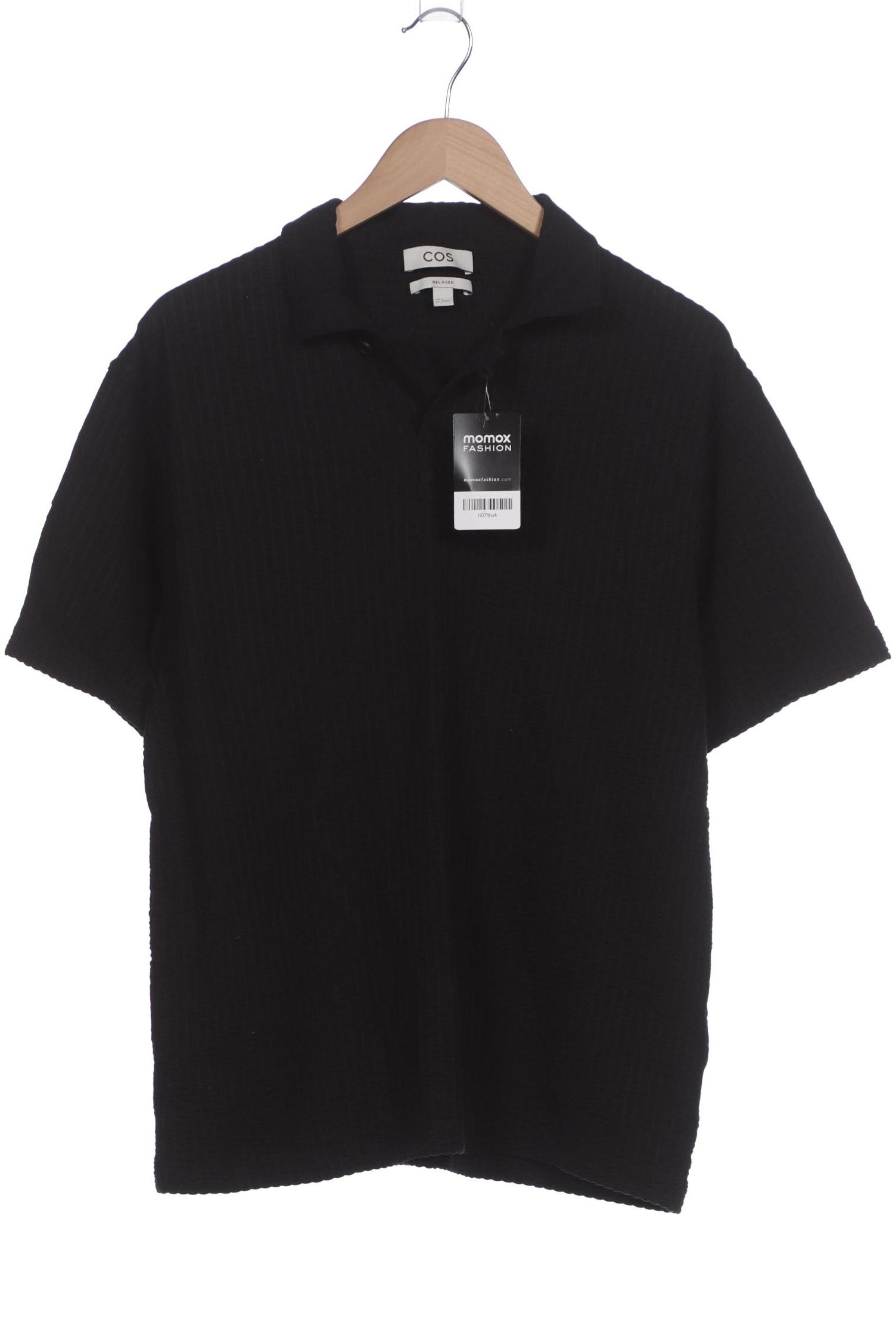 

COS Damen Poloshirt, schwarz, Gr. 36