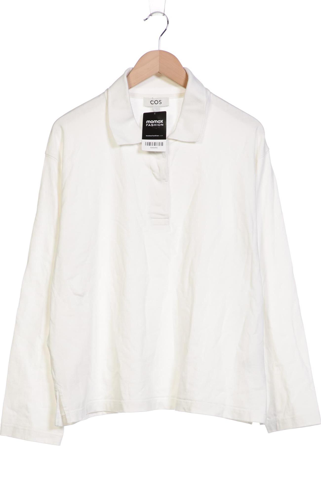 

COS Damen Poloshirt, weiß, Gr. 42