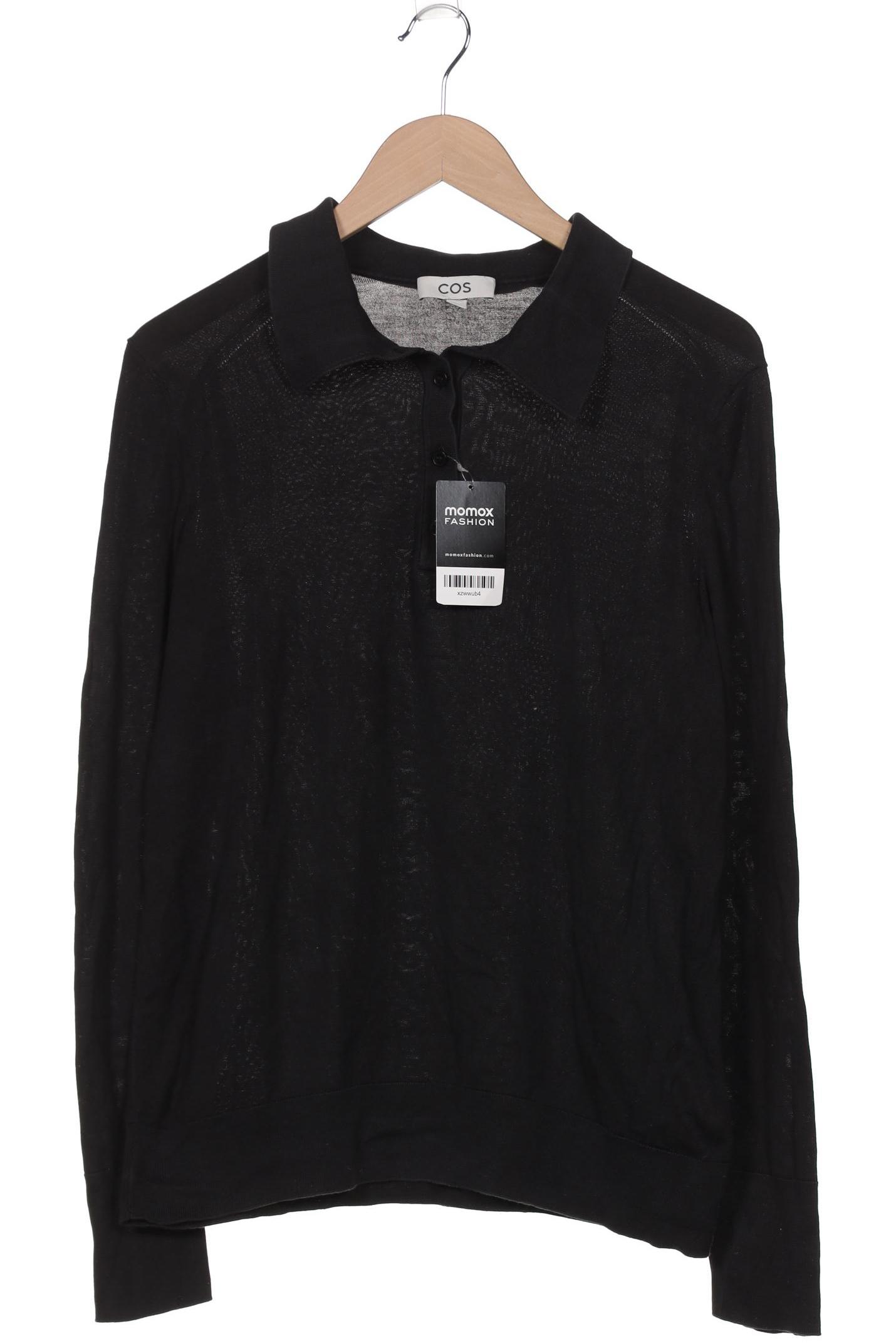 

COS Damen Poloshirt, schwarz, Gr. 42