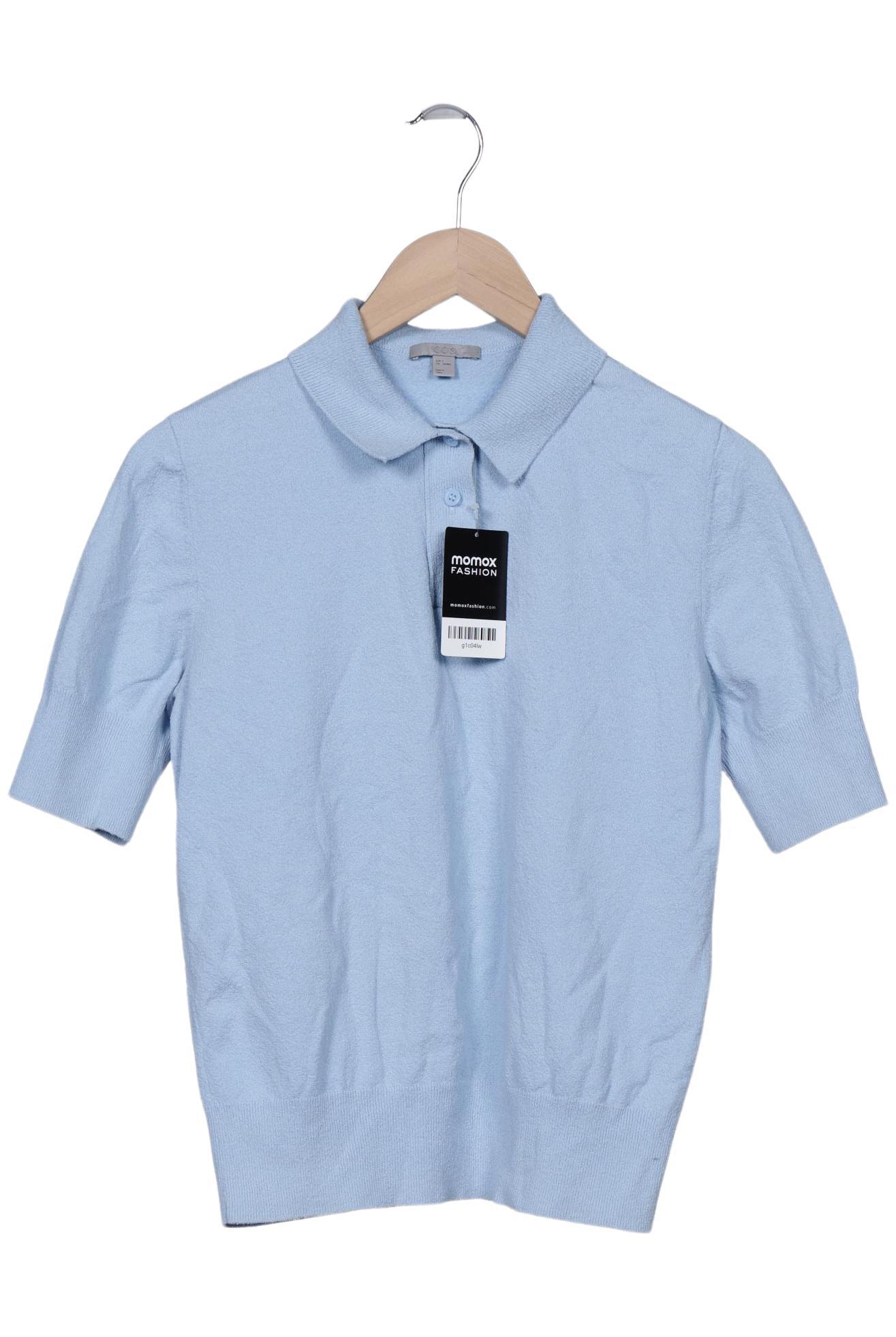

COS Damen Poloshirt, hellblau, Gr. 36