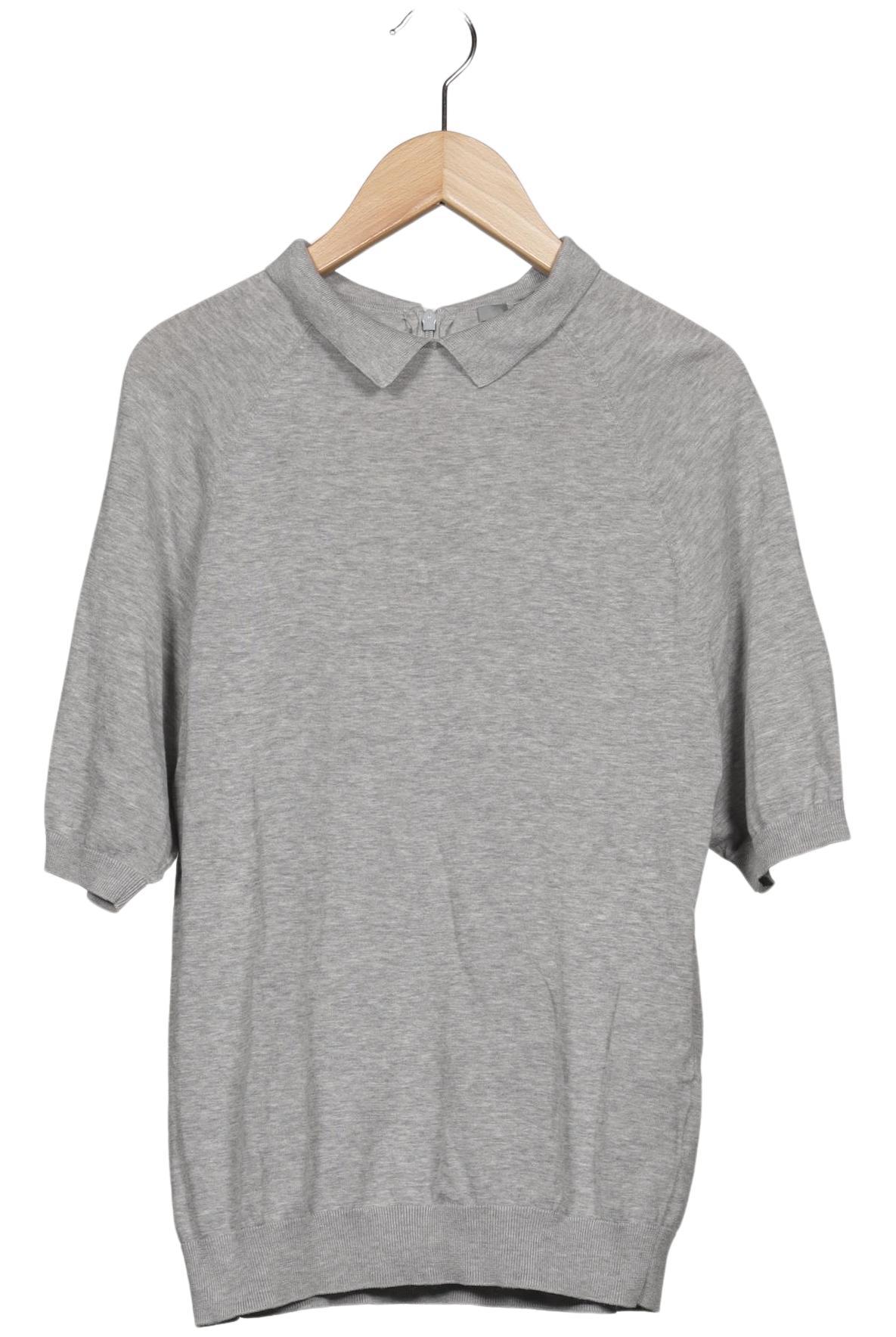 

COS Damen Poloshirt, grau, Gr. 36