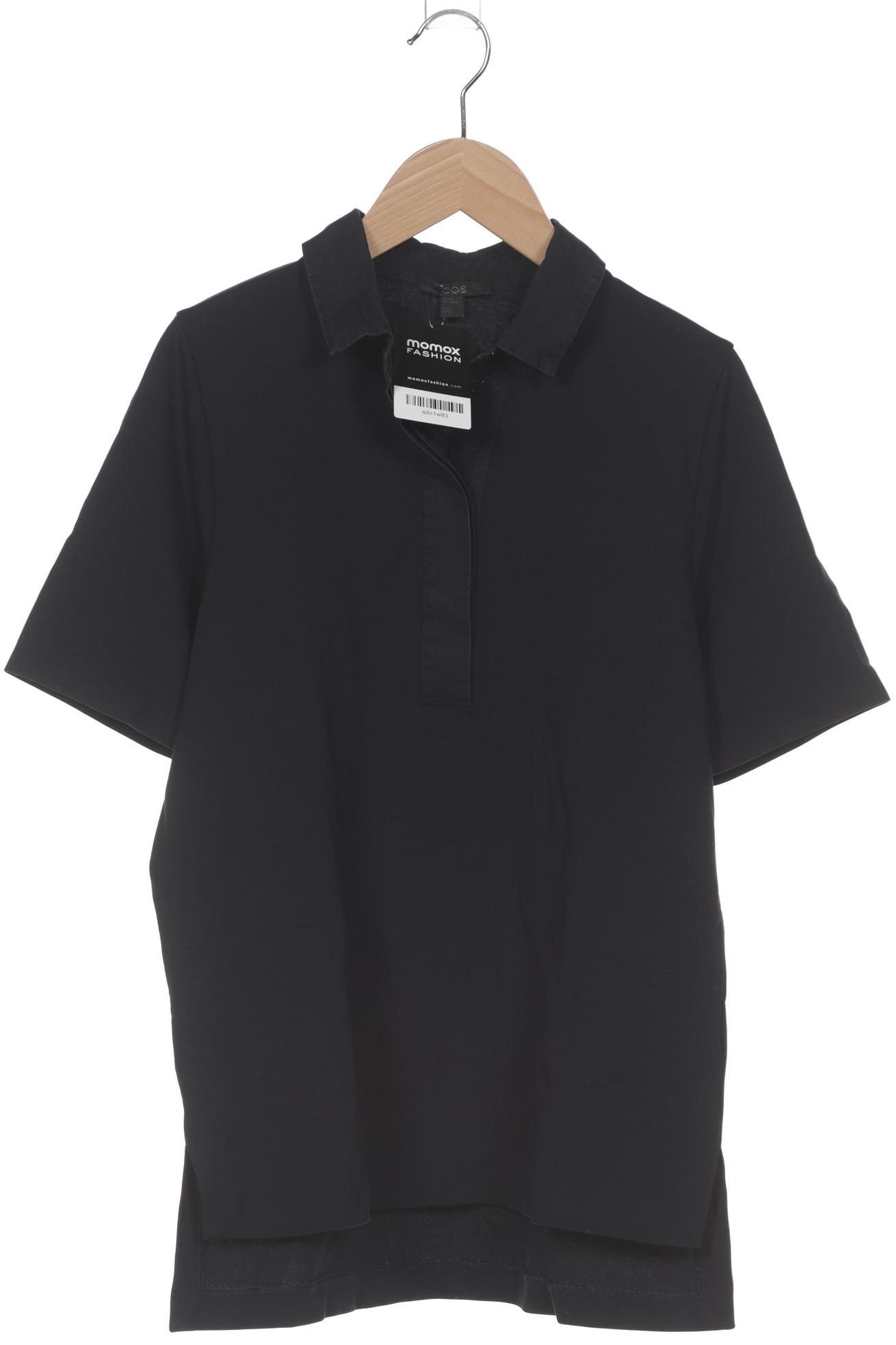 

COS Damen Poloshirt, marineblau, Gr. 34