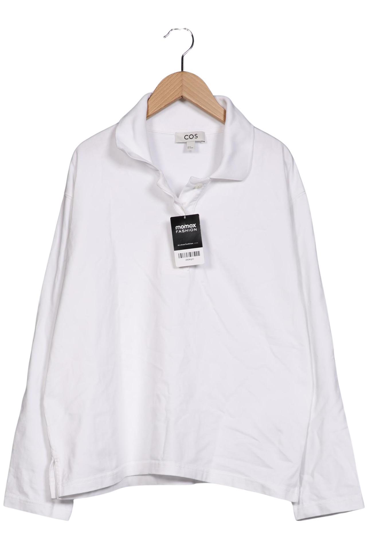 

COS Damen Poloshirt, weiß, Gr. 38