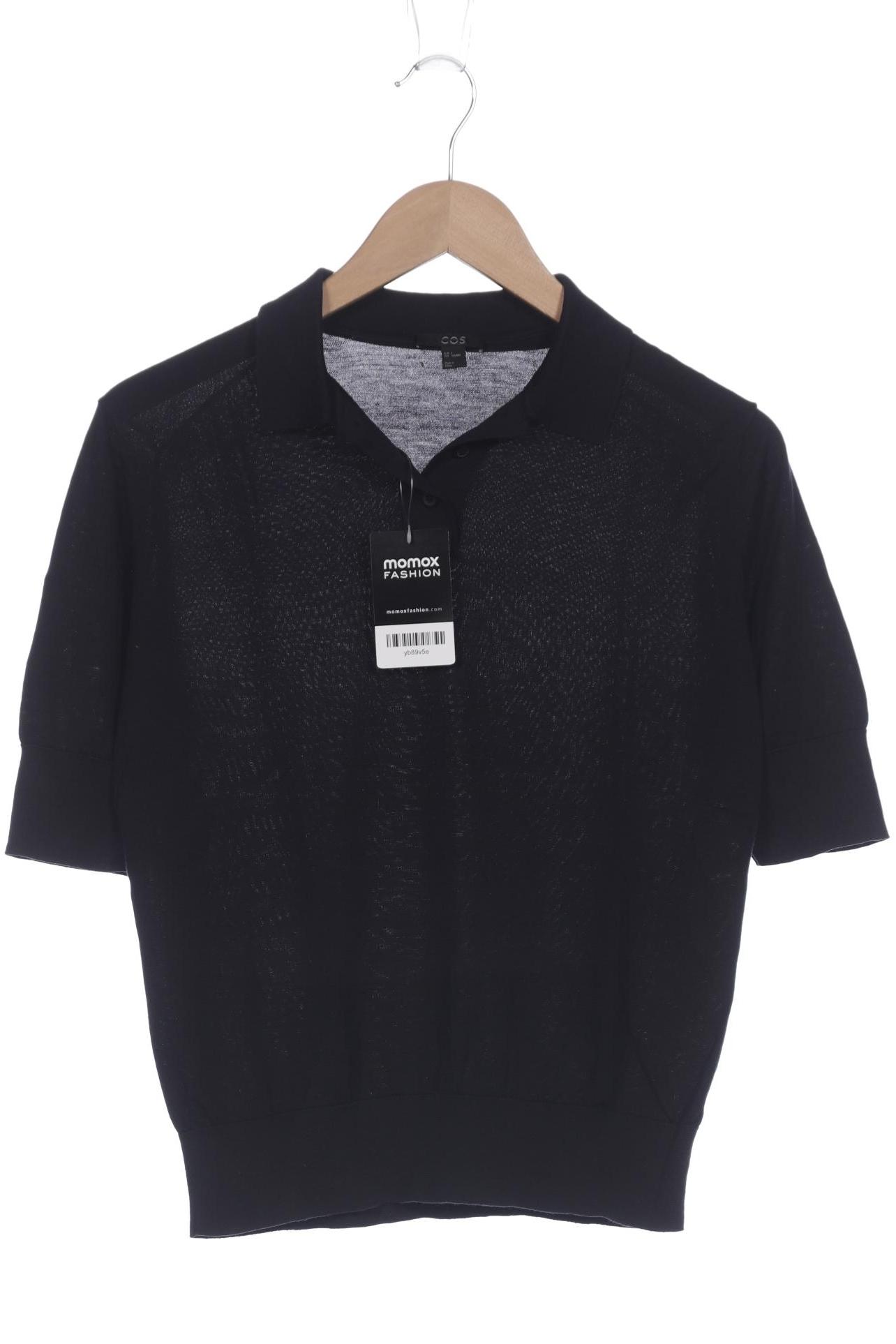

COS Damen Poloshirt, marineblau, Gr. 36