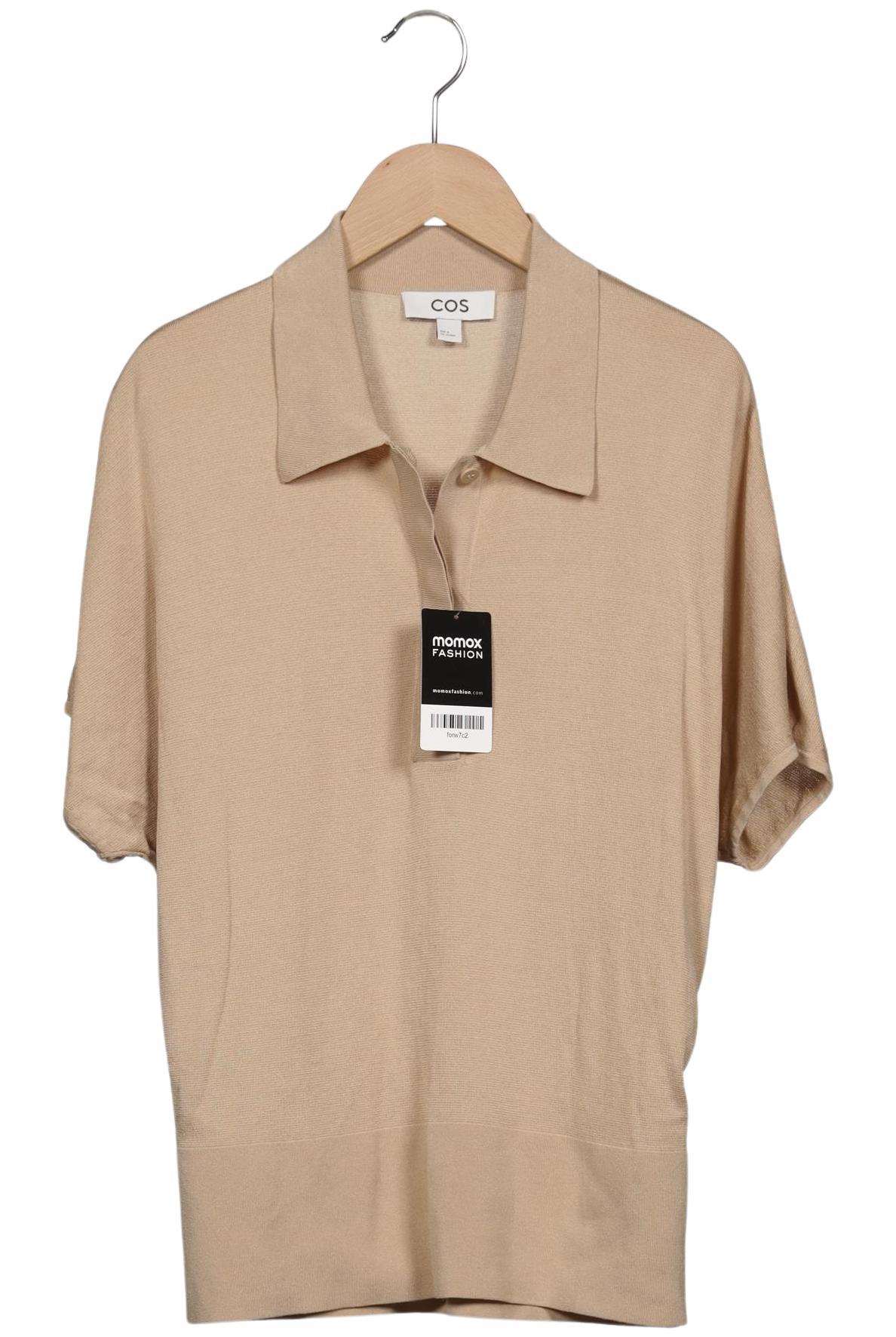 

COS Damen Poloshirt, beige, Gr. 38