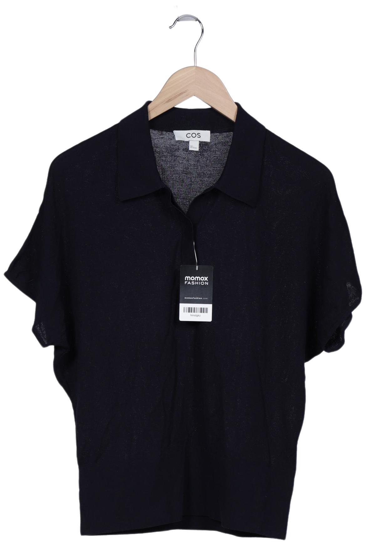 

COS Damen Poloshirt, marineblau, Gr. 42