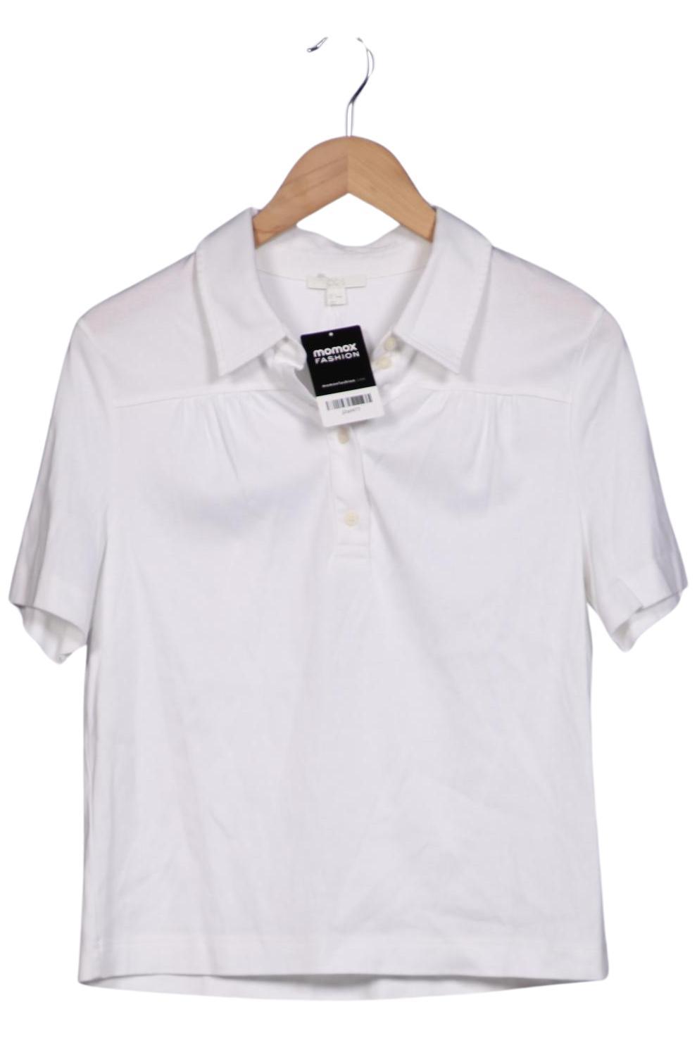 

COS Damen Poloshirt, weiß, Gr. 38