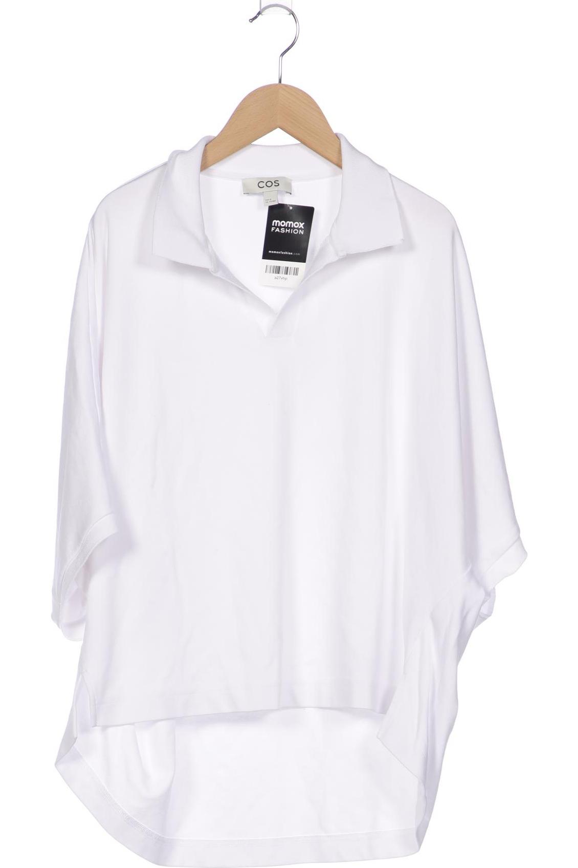 

COS Damen Poloshirt, weiß, Gr. 38