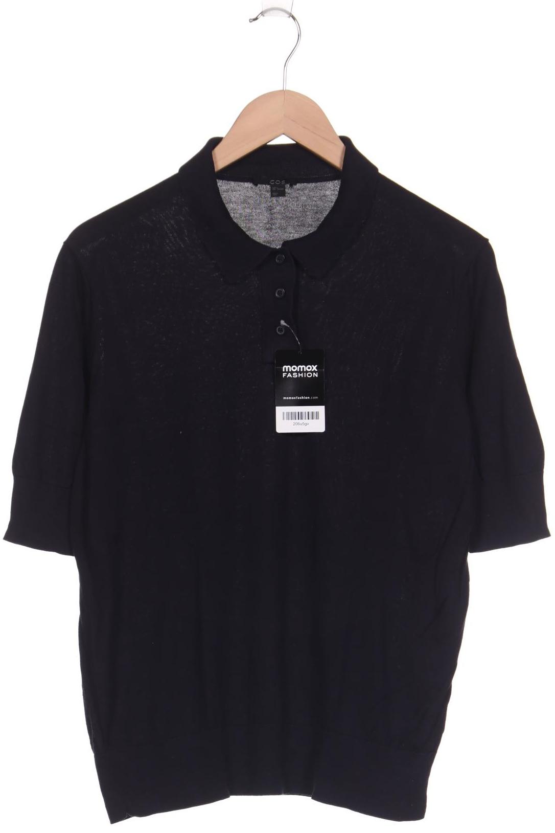 

COS Damen Poloshirt, schwarz