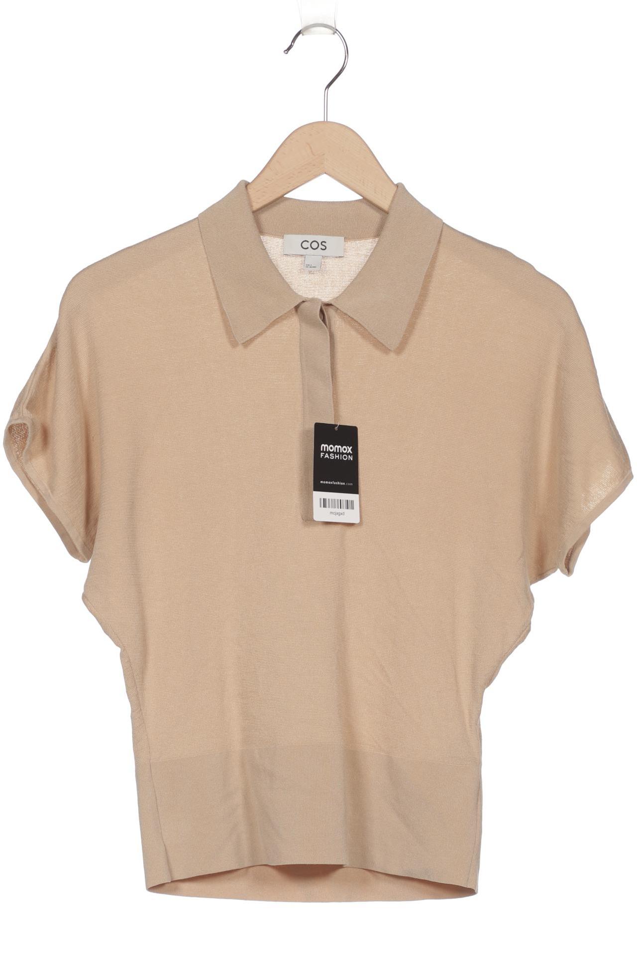 

COS Damen Poloshirt, beige, Gr. 36