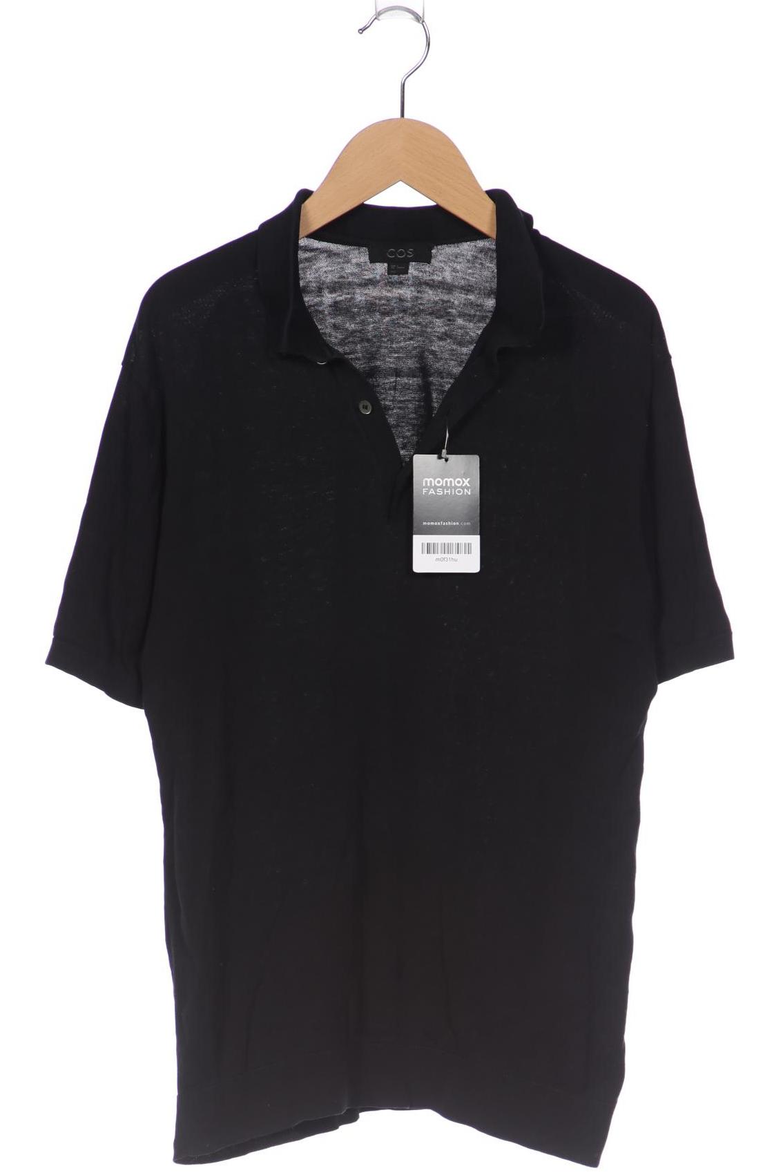 

COS Damen Poloshirt, schwarz, Gr. 36