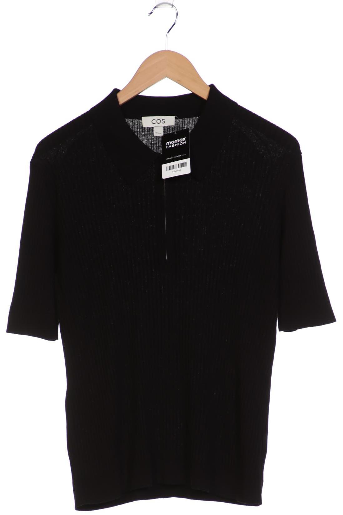 

COS Damen Poloshirt, schwarz, Gr. 42