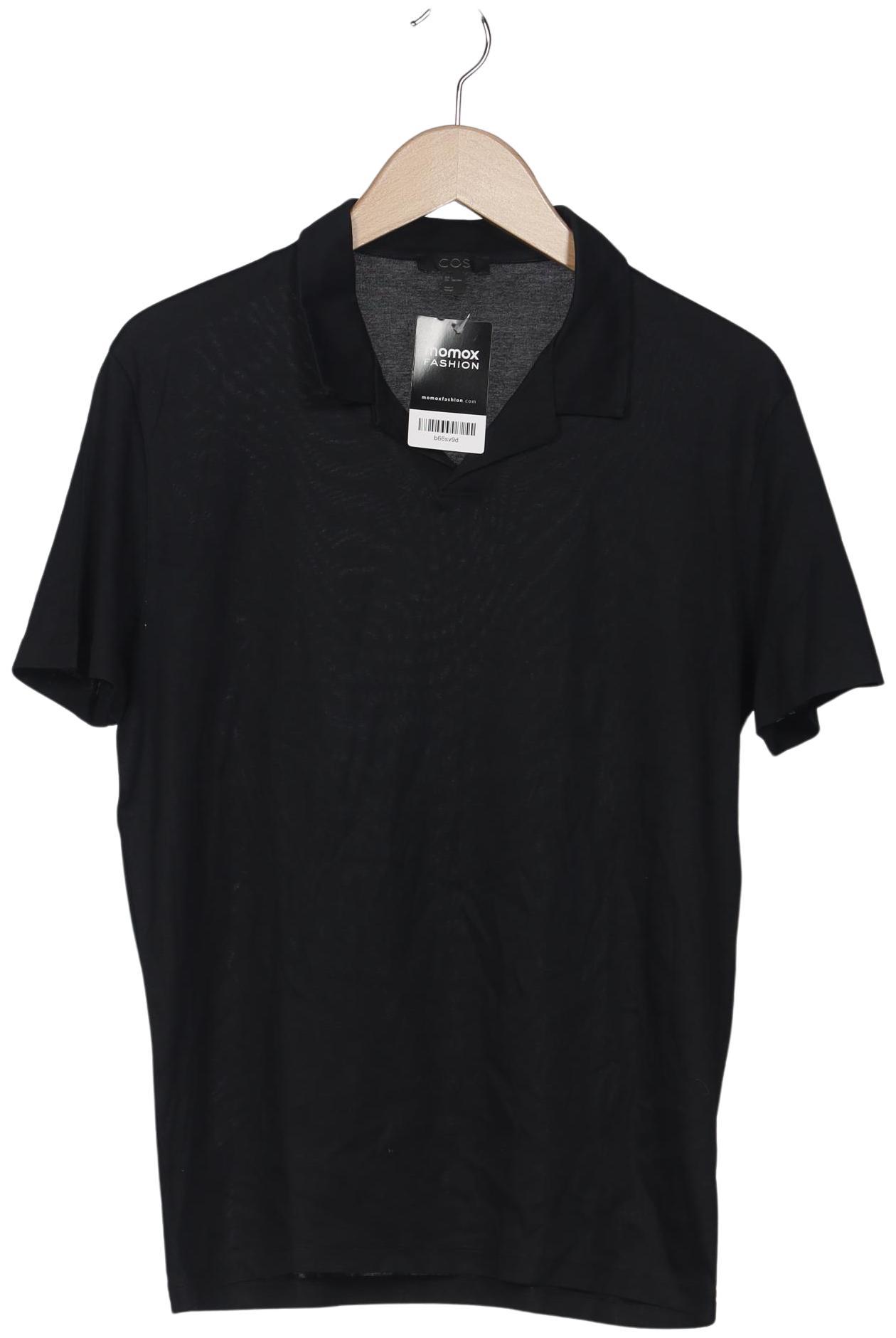 

COS Damen Poloshirt, schwarz, Gr. 42