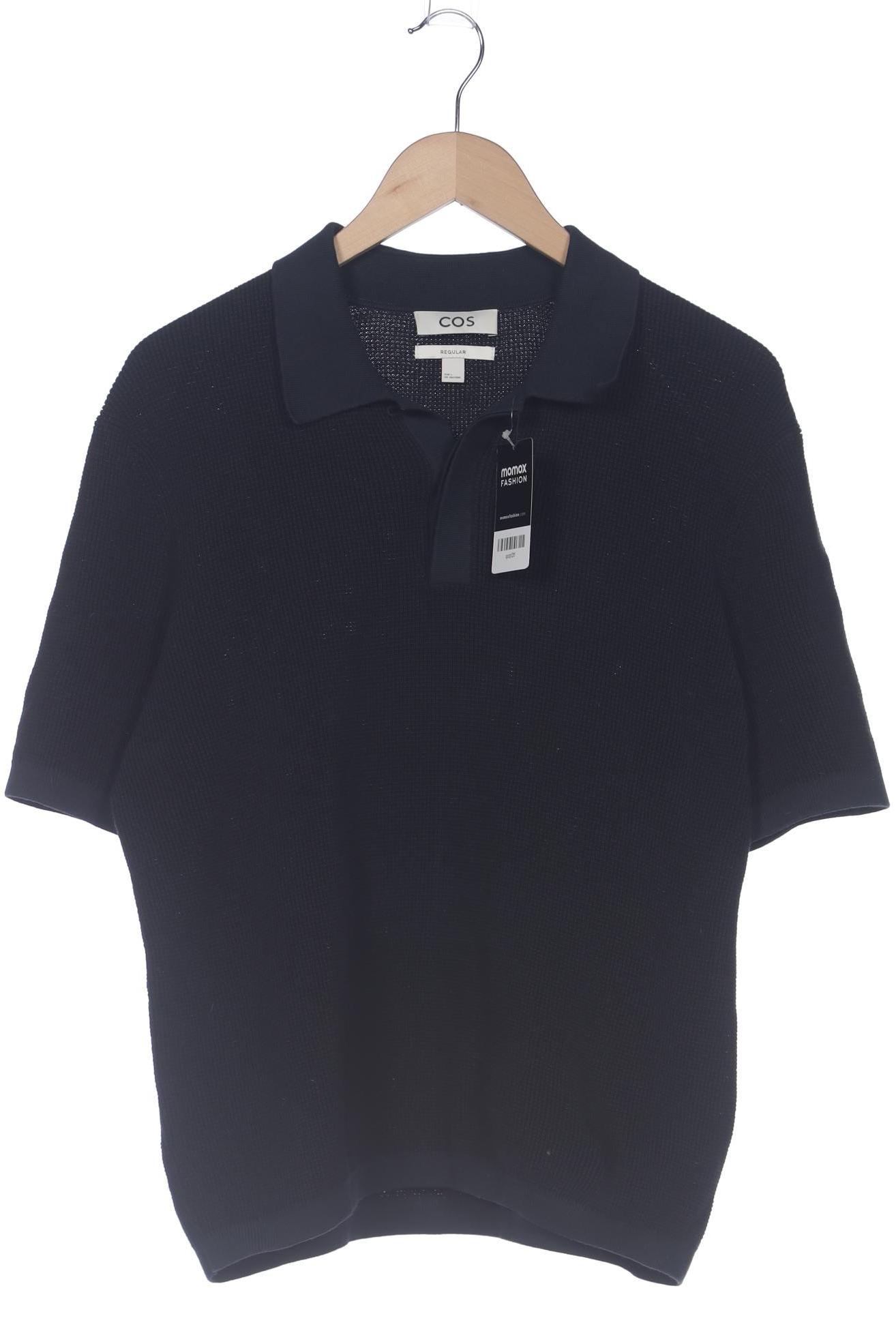 

COS Damen Poloshirt, marineblau, Gr. 42