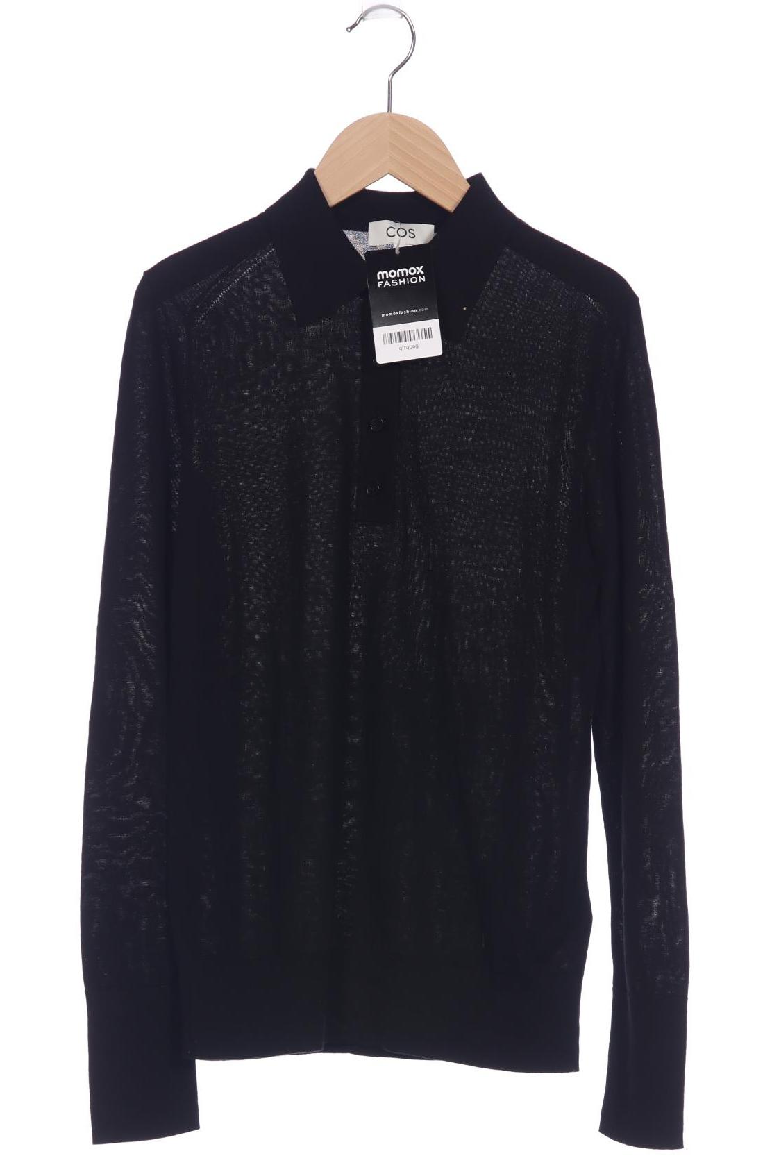 

COS Damen Poloshirt, schwarz, Gr. 34