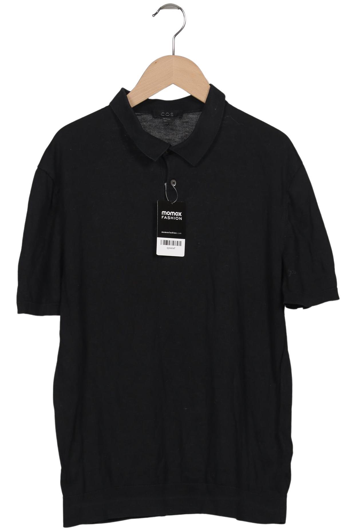 

COS Damen Poloshirt, schwarz, Gr. 38