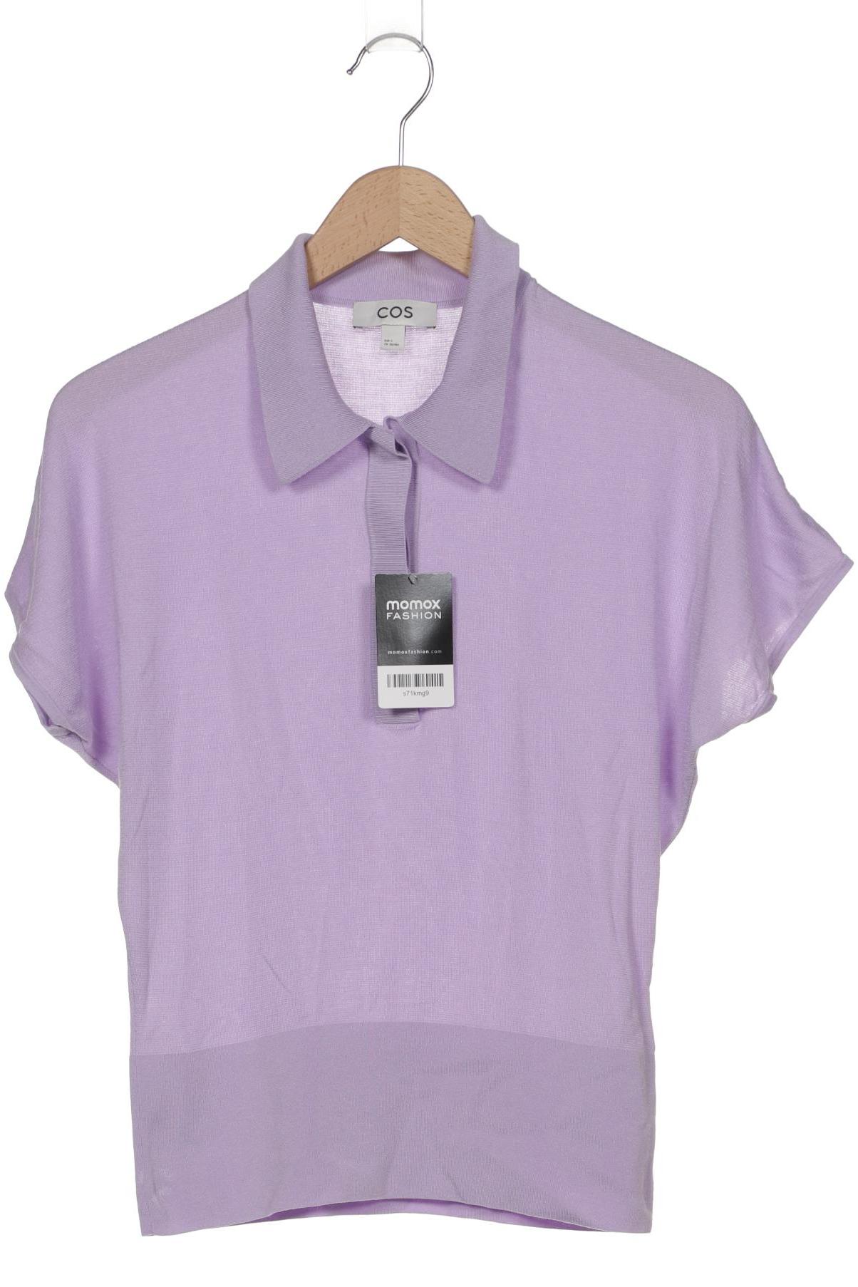 

COS Damen Poloshirt, flieder, Gr. 36