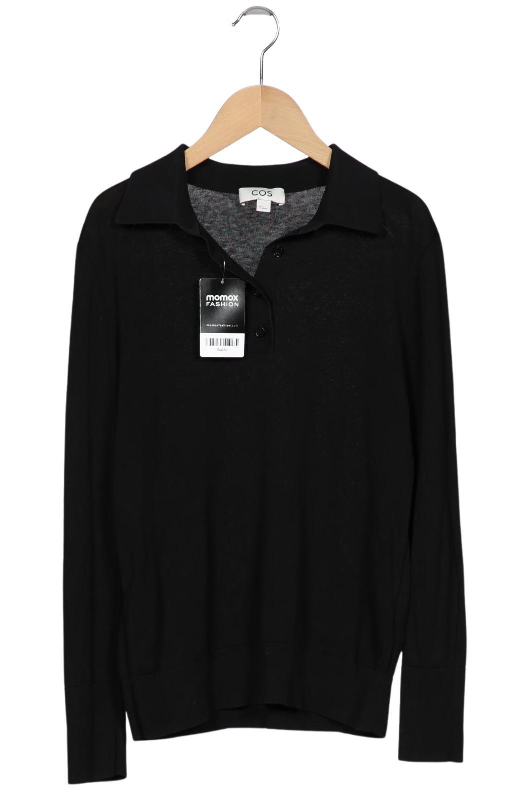 

COS Damen Poloshirt, schwarz, Gr. 36