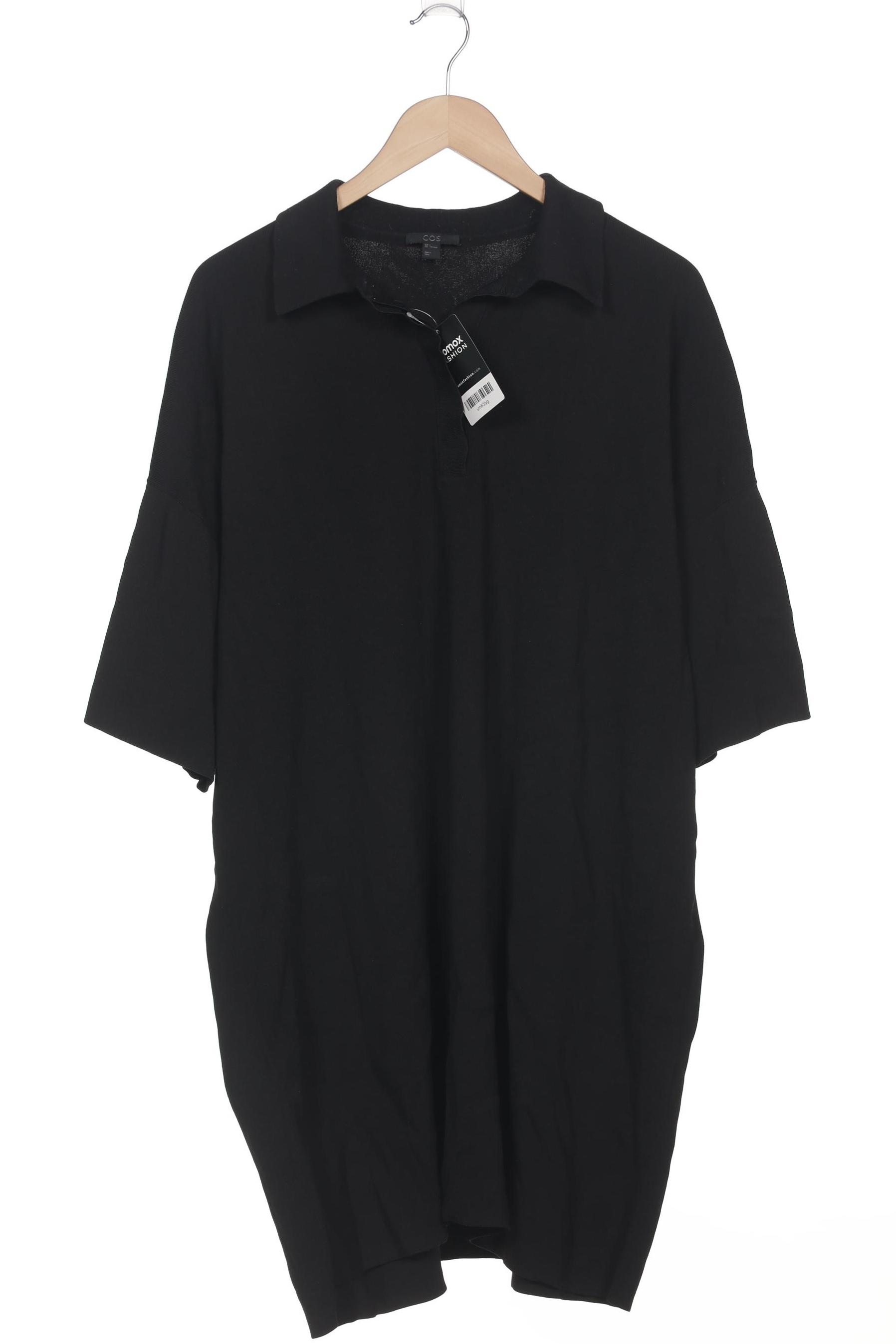 

COS Damen Poloshirt, schwarz, Gr. 42