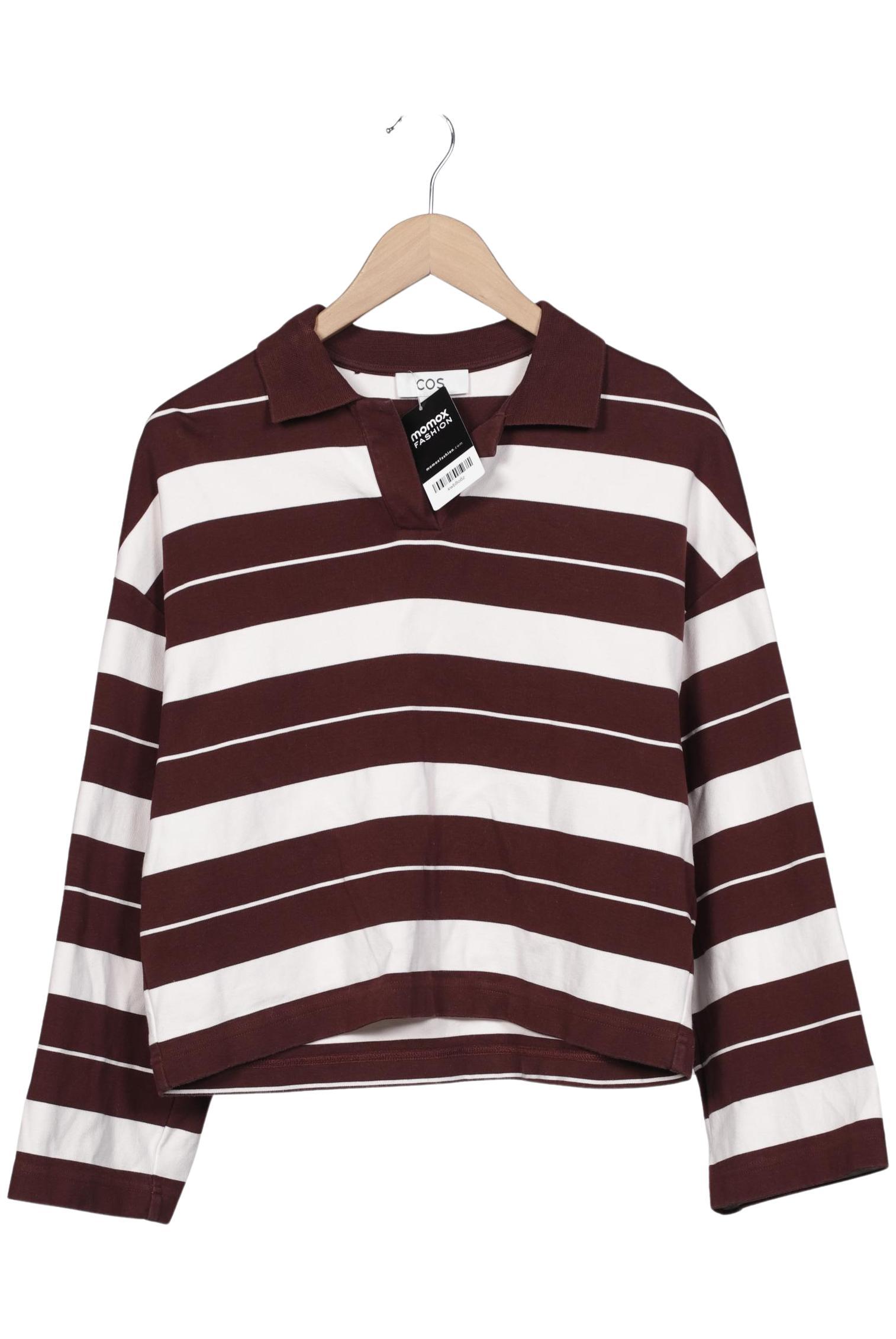 

COS Damen Poloshirt, bordeaux, Gr. 36