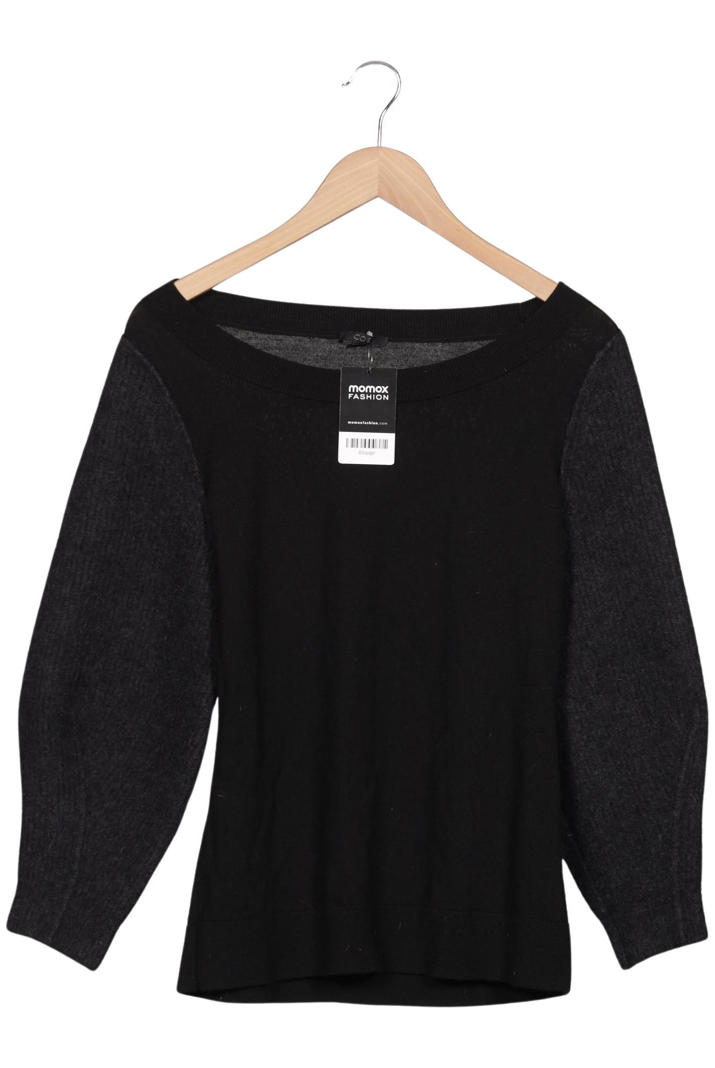 

COS Damen Pullover, schwarz, Gr. 38