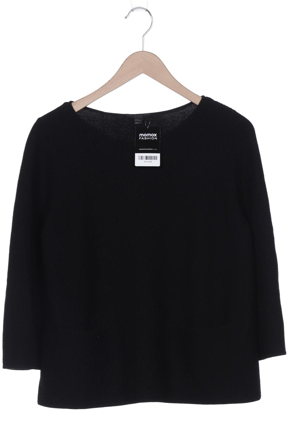 

COS Damen Pullover, schwarz, Gr. 38