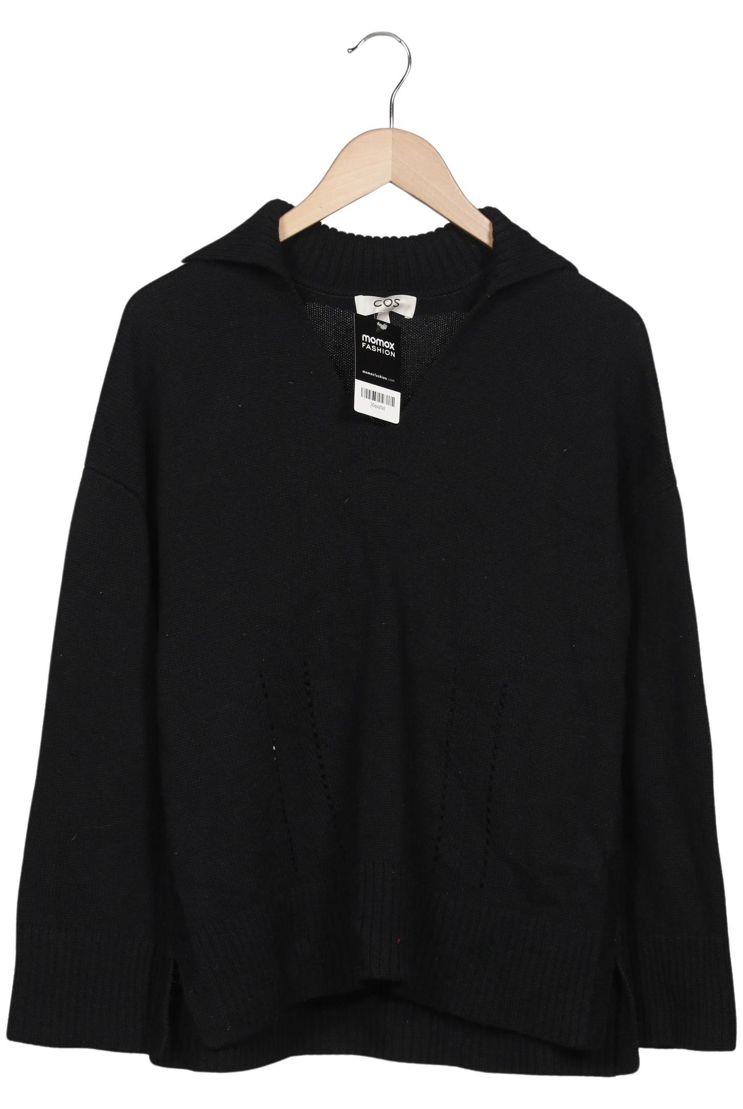 

COS Damen Pullover, schwarz, Gr. 36