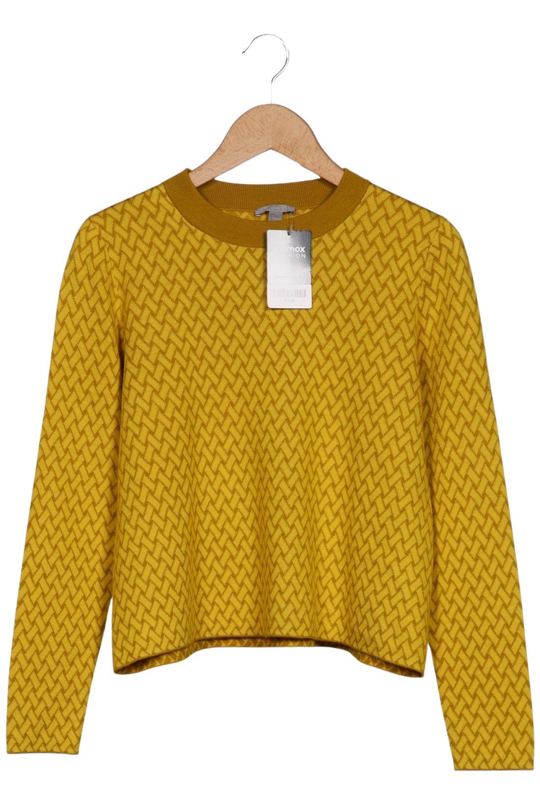 

COS Damen Pullover, gelb, Gr. 36