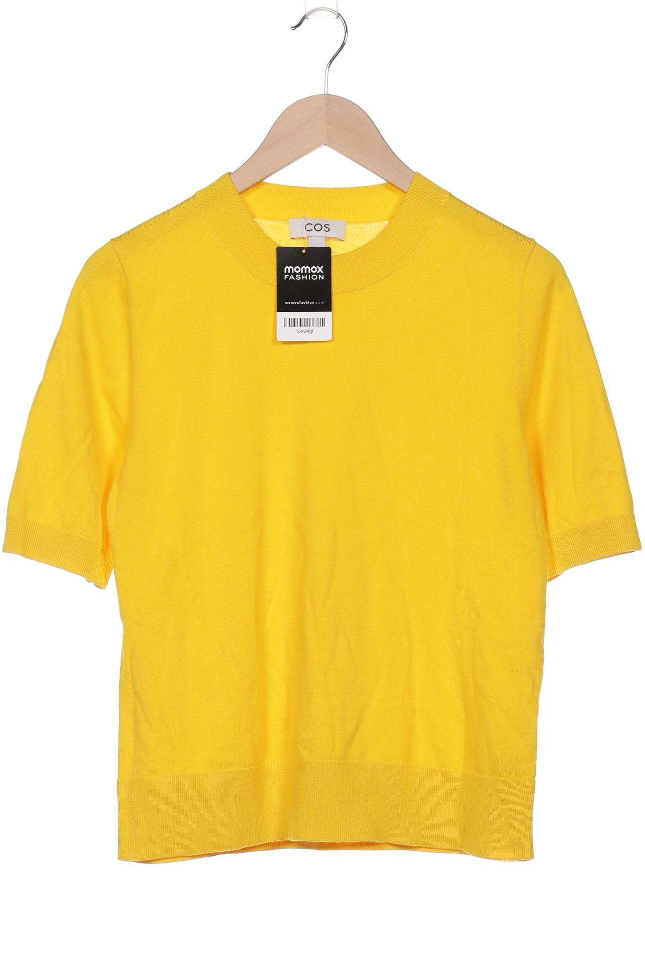 

COS Damen Pullover, gelb, Gr. 38