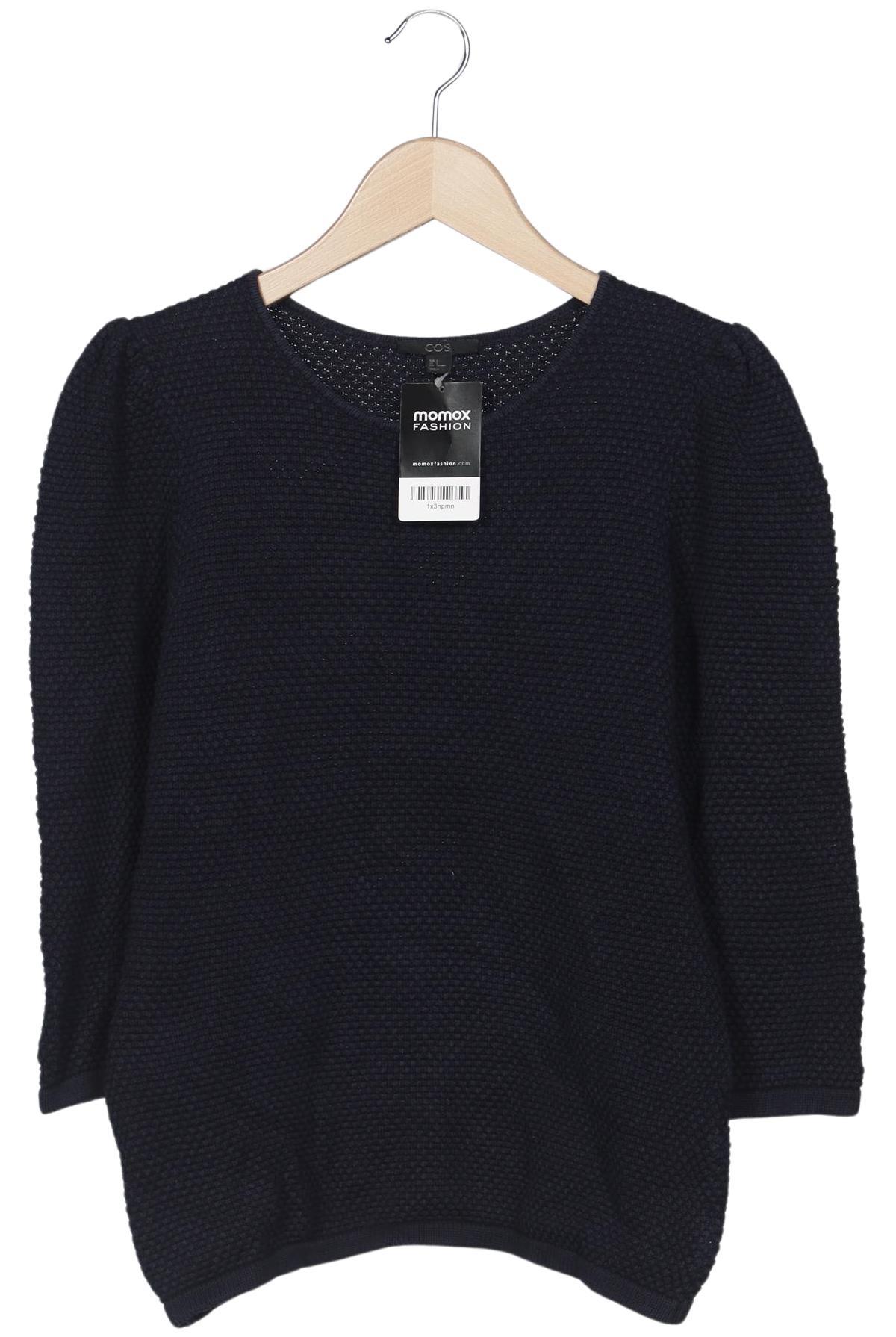 

COS Damen Pullover, marineblau, Gr. 36