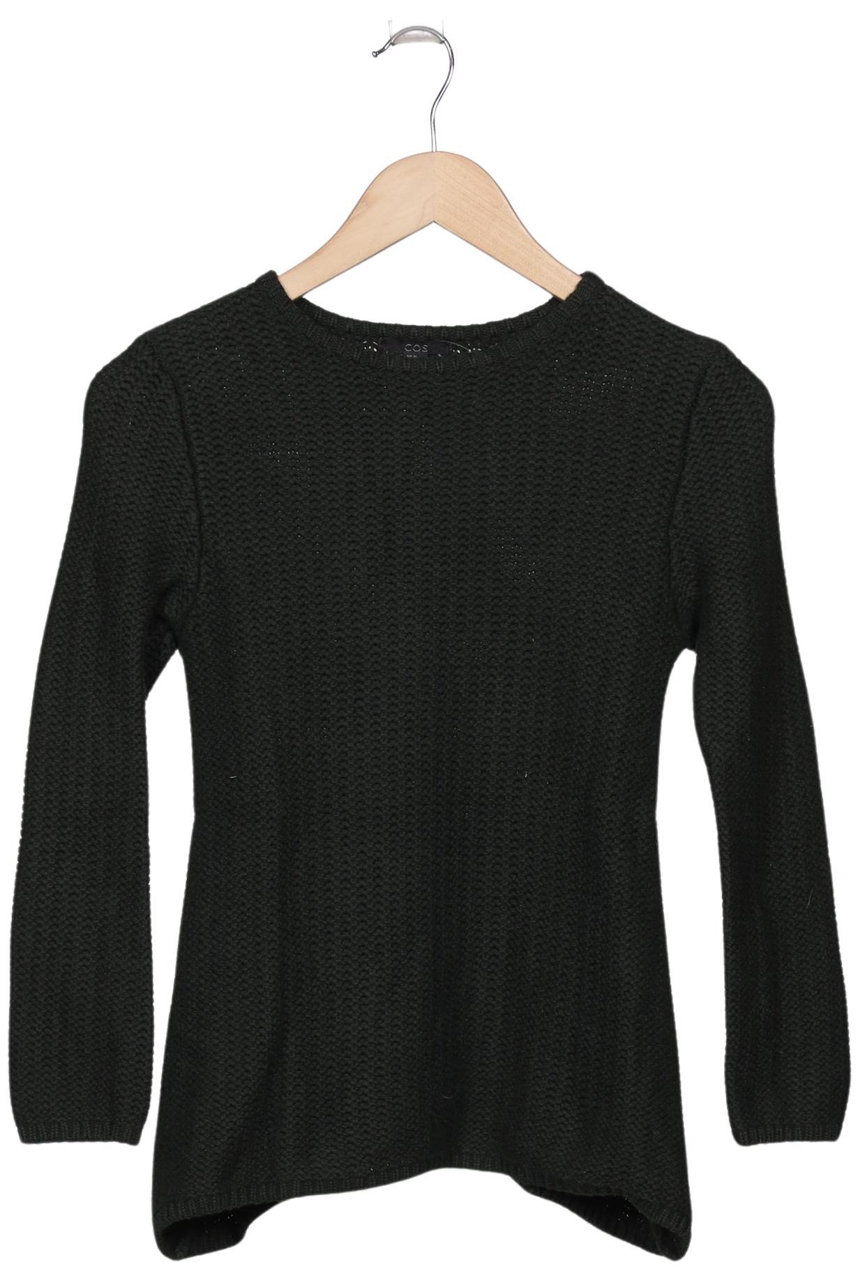 

COS Damen Pullover, grün, Gr. 34
