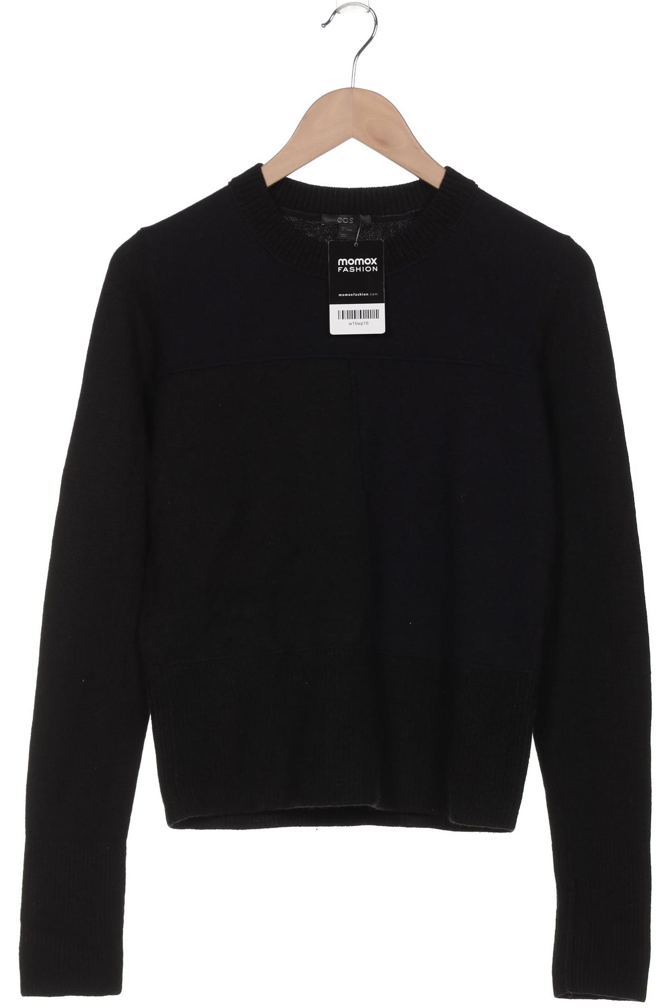

COS Damen Pullover, schwarz, Gr. 36