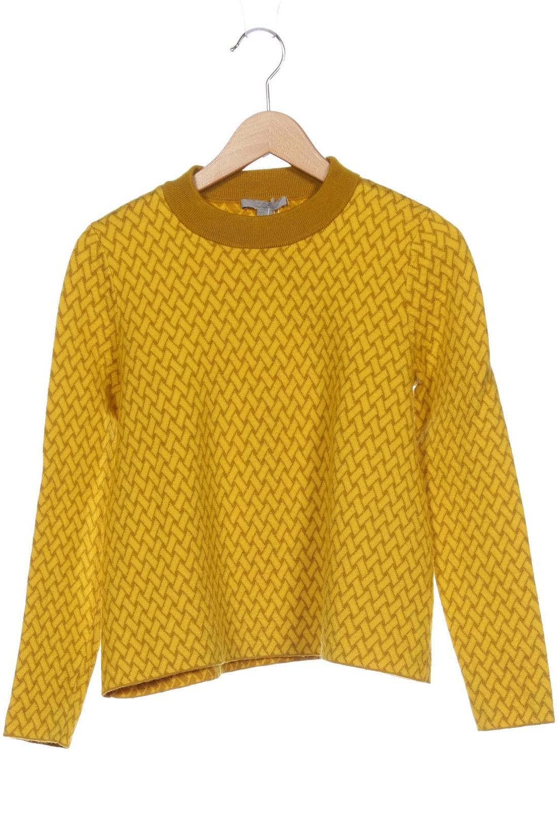 

COS Damen Pullover, gelb, Gr. 36