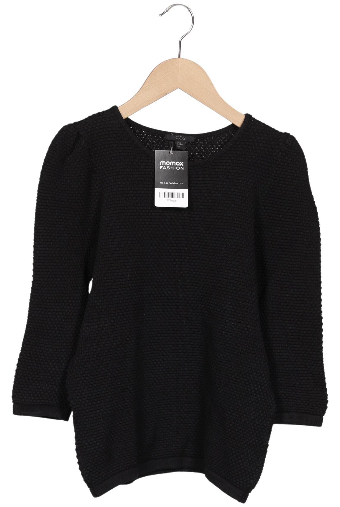 

COS Damen Pullover, schwarz, Gr. 34