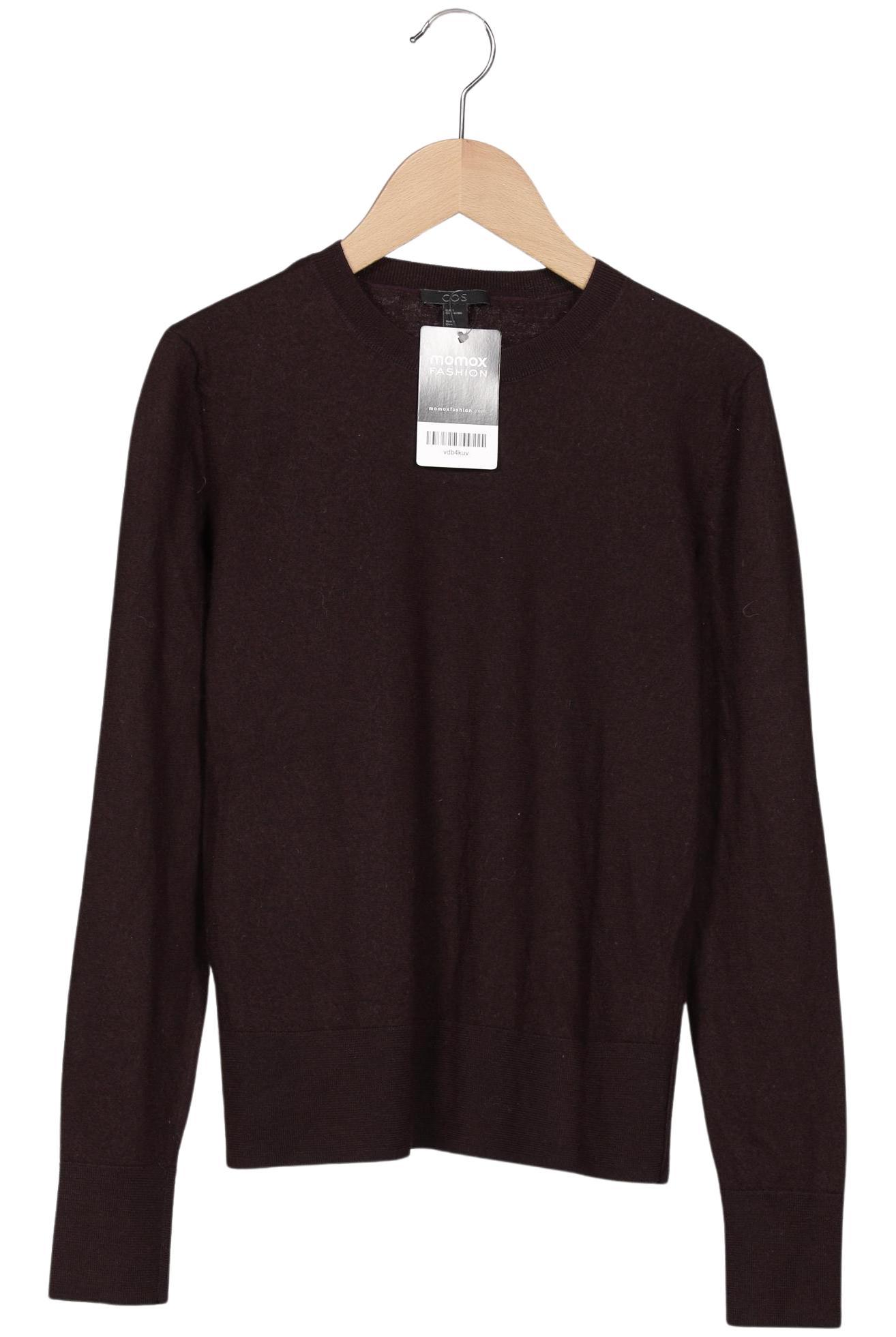 

COS Damen Pullover, bordeaux, Gr. 36
