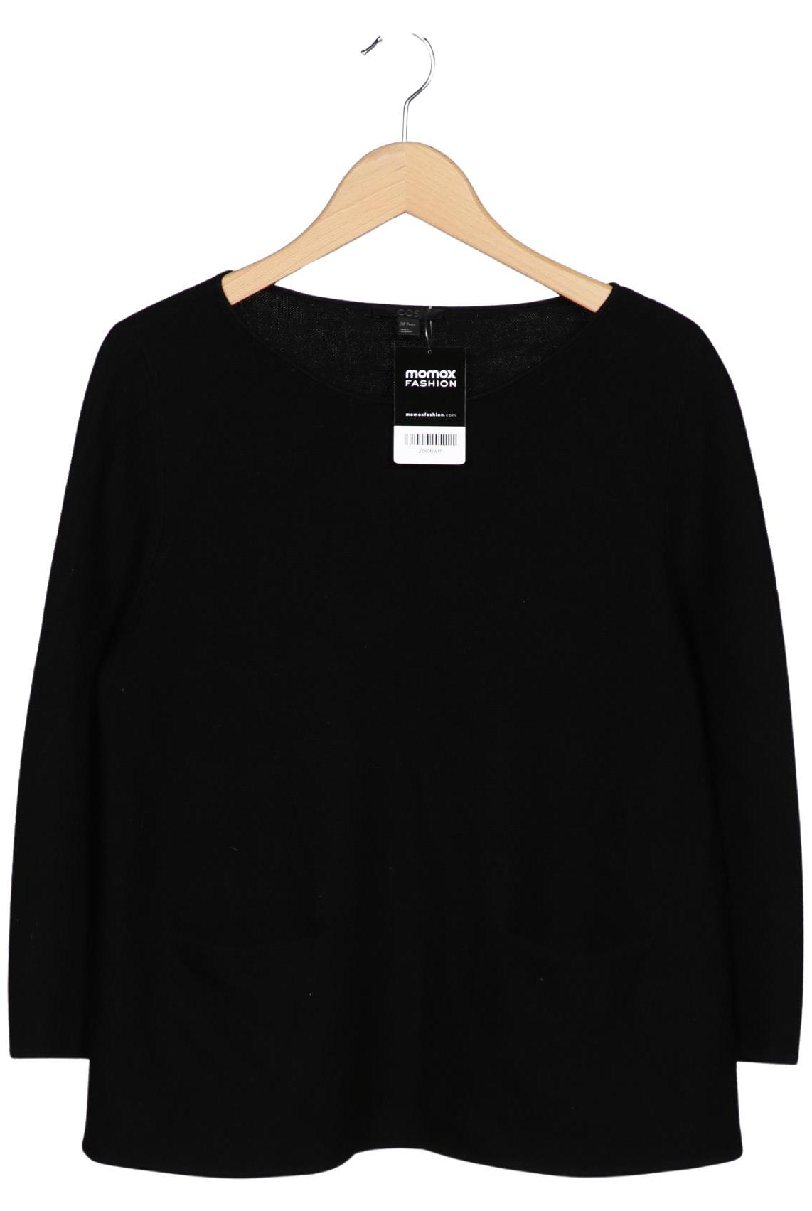 

COS Damen Pullover, schwarz, Gr. 38