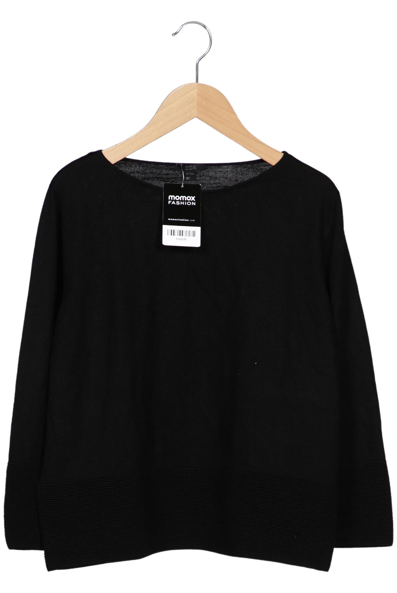 

COS Damen Pullover, schwarz, Gr. 38
