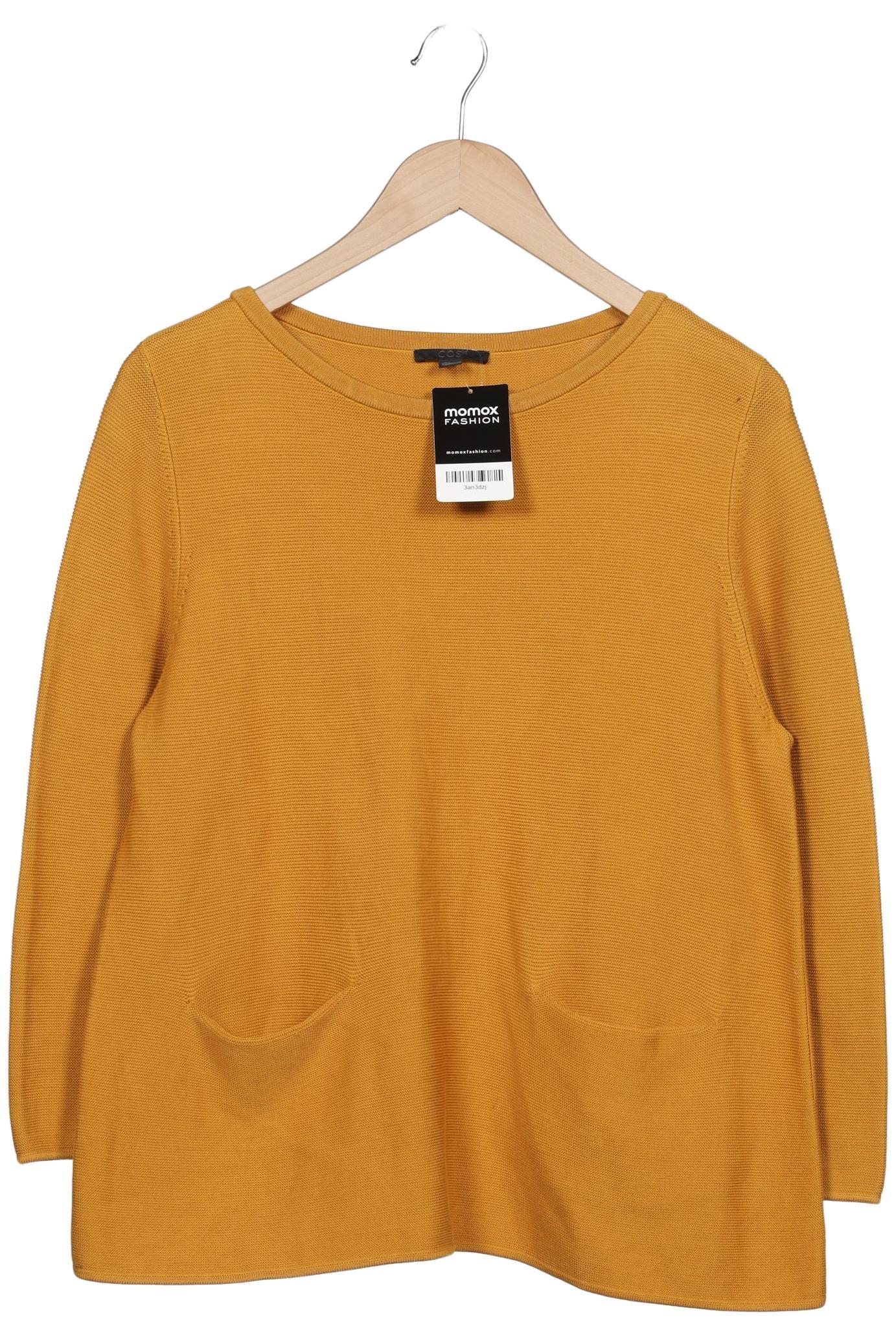 

COS Damen Pullover, gelb, Gr. 38