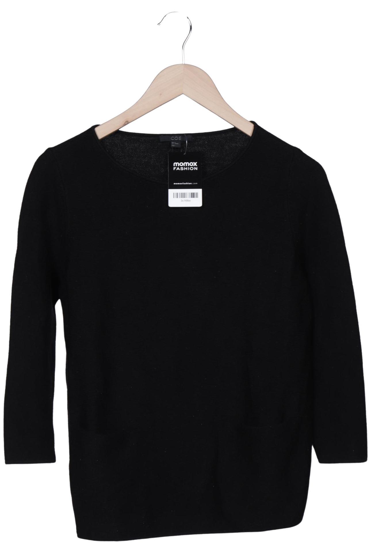 

COS Damen Pullover, schwarz, Gr. 38